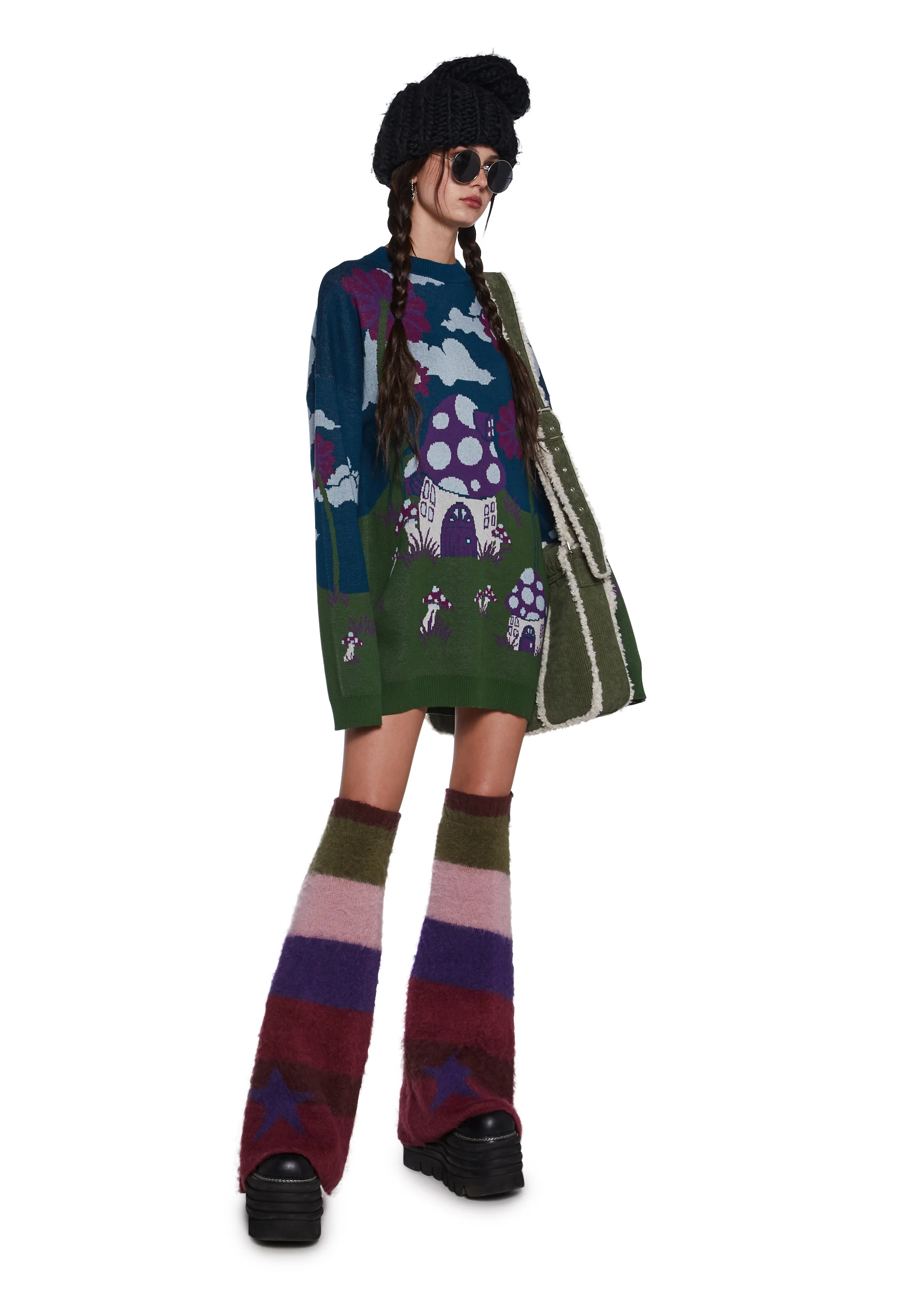 Magic Daze Knit Sweater - Dark Blue - Image 3