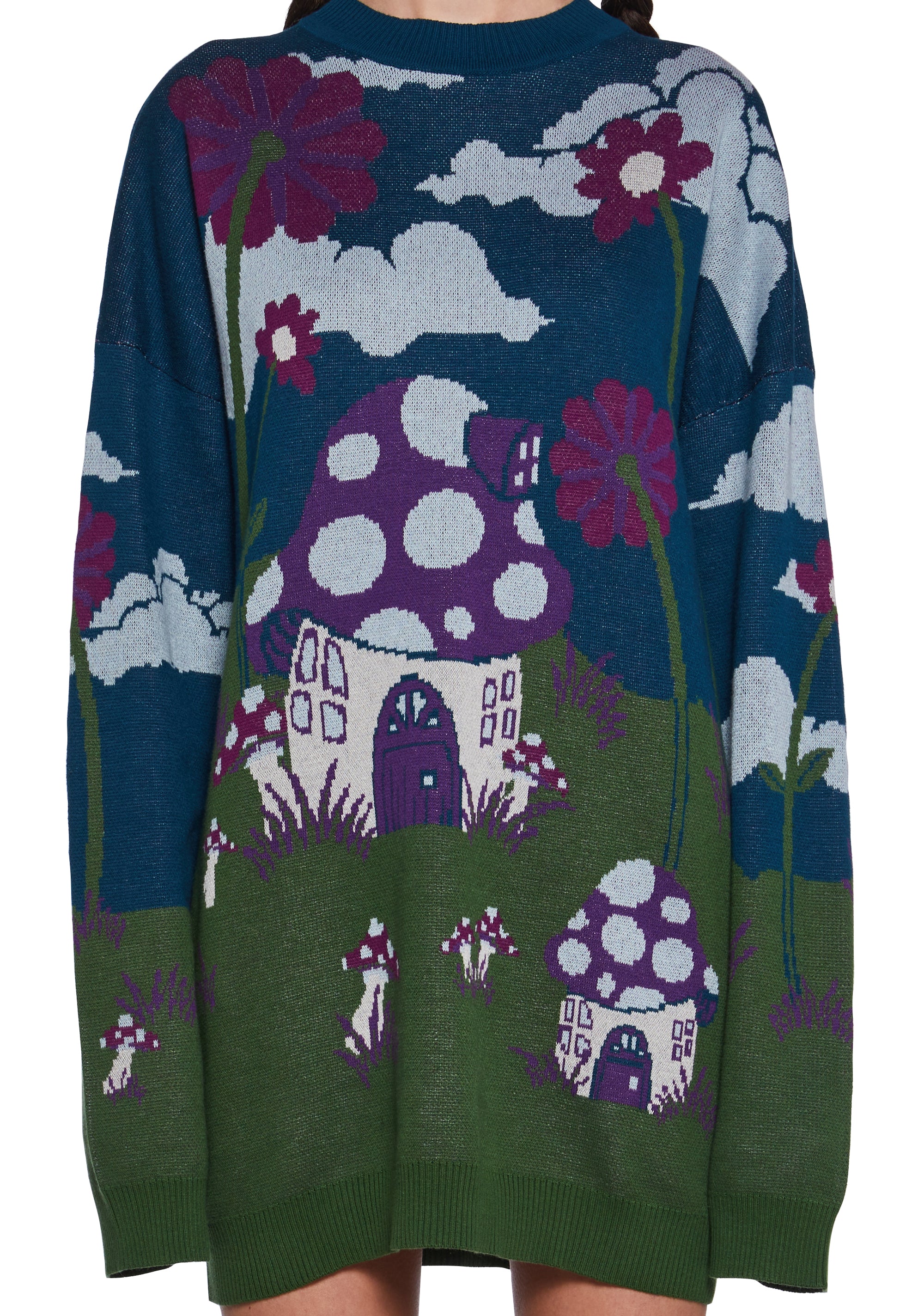 Magic Daze Knit Sweater - Dark Blue - Image 6