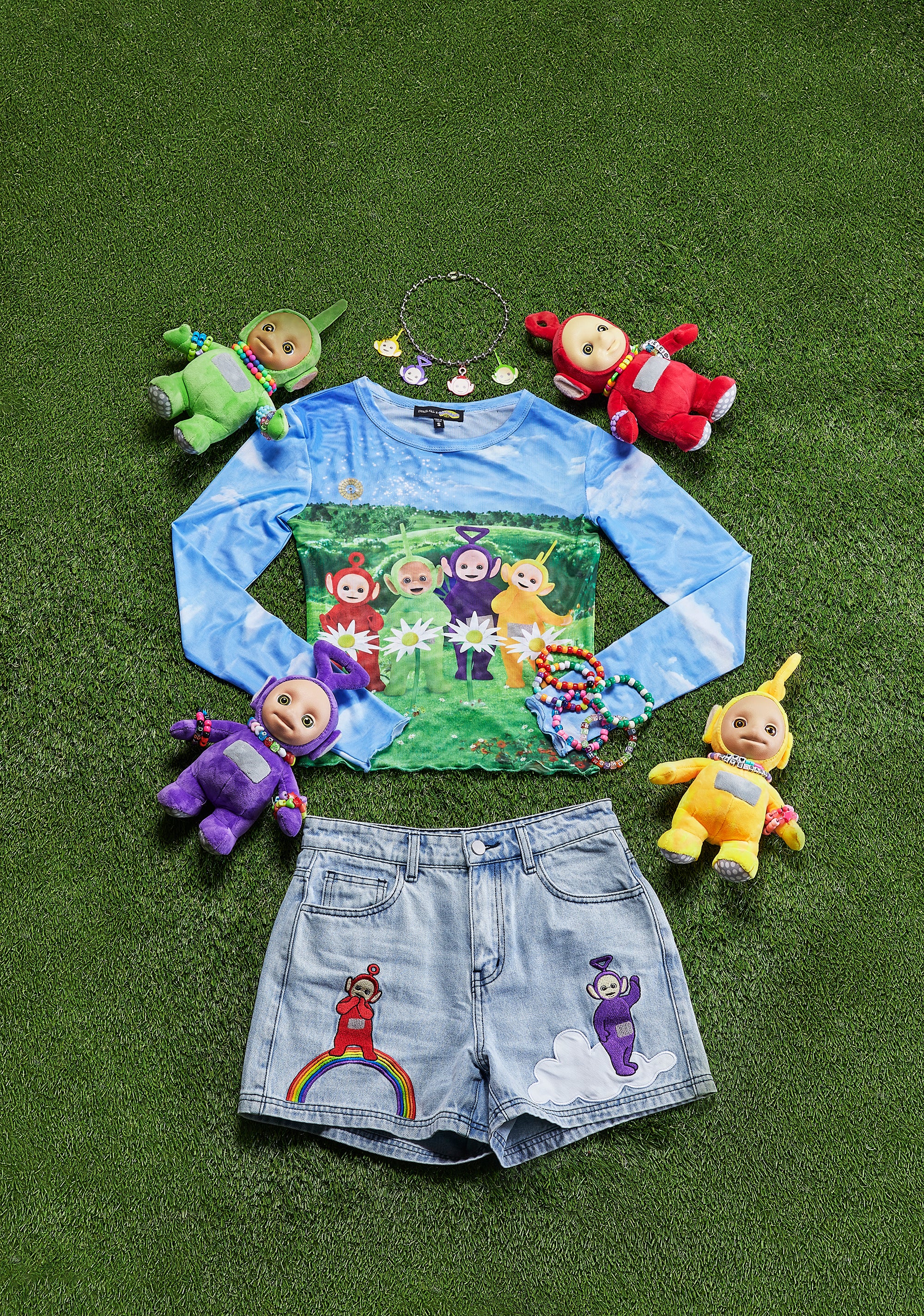 Magical Surprises Embroidered Denim Shorts - Image 7