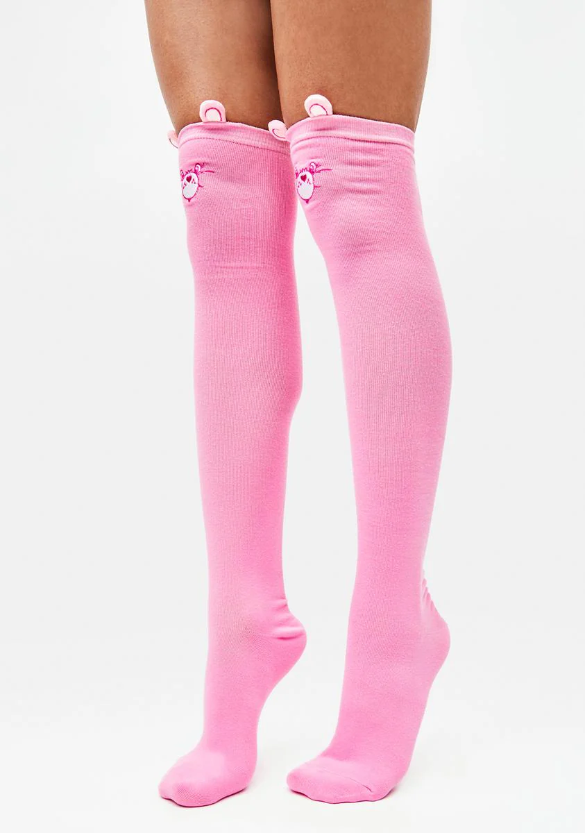 Magic's Here Thigh High Socks - Pink - Image 2