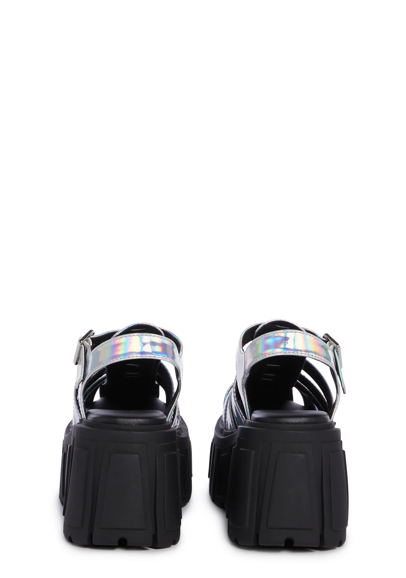 Magnetic Vibes Platform Sandals - Holo - Image 4