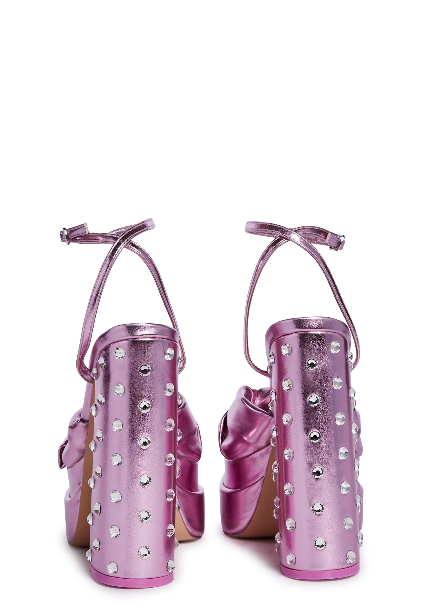 Magnum Metallic Block Heels - Image 4