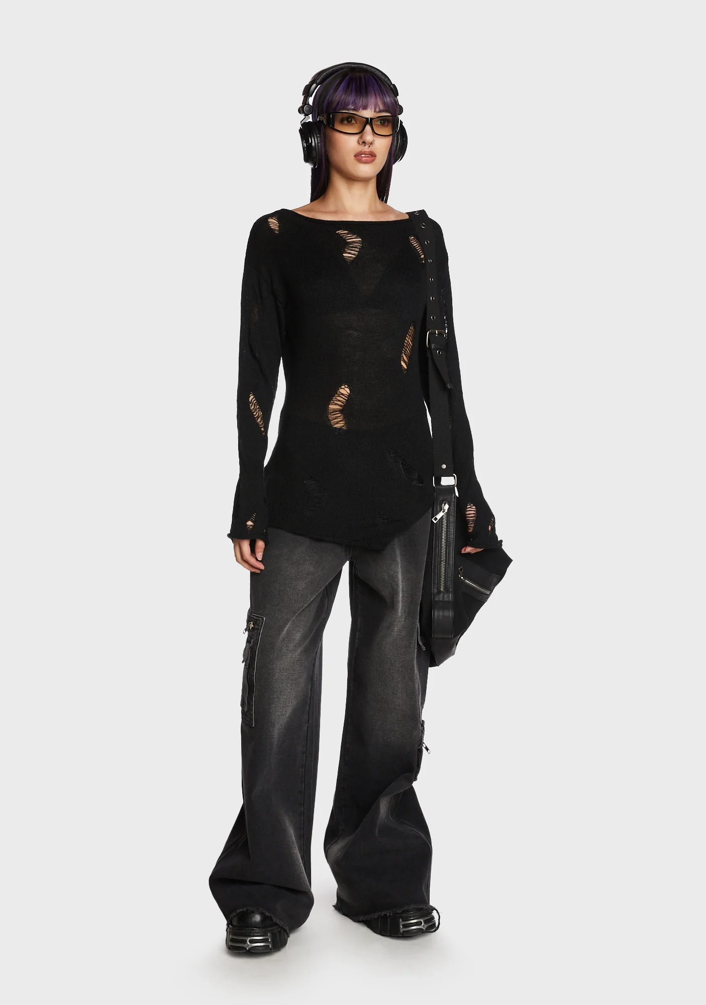 Major Underthinker Distressed Sweater - Image 2