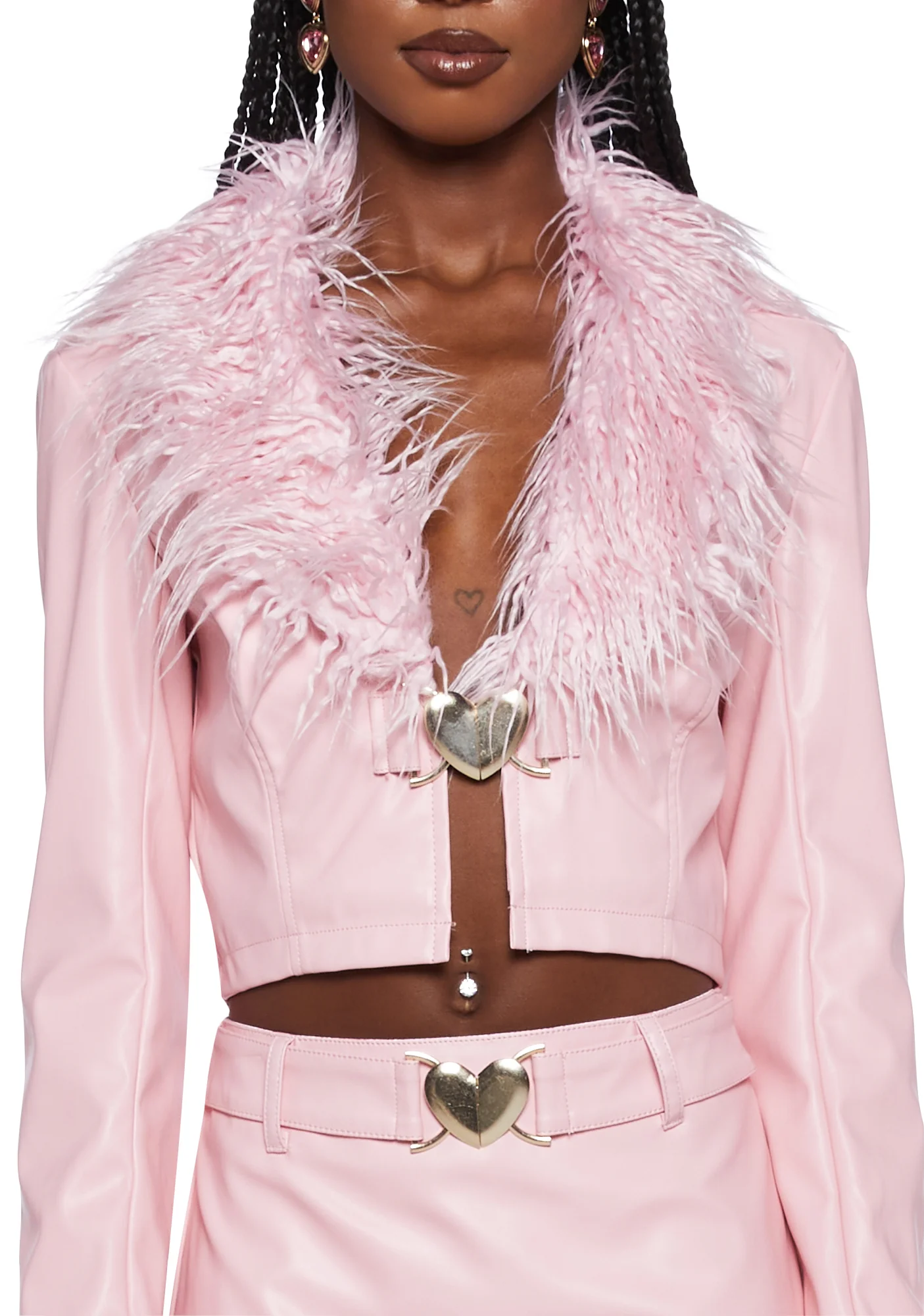 Make 'Em Pay Cropped Jacket - Image 5