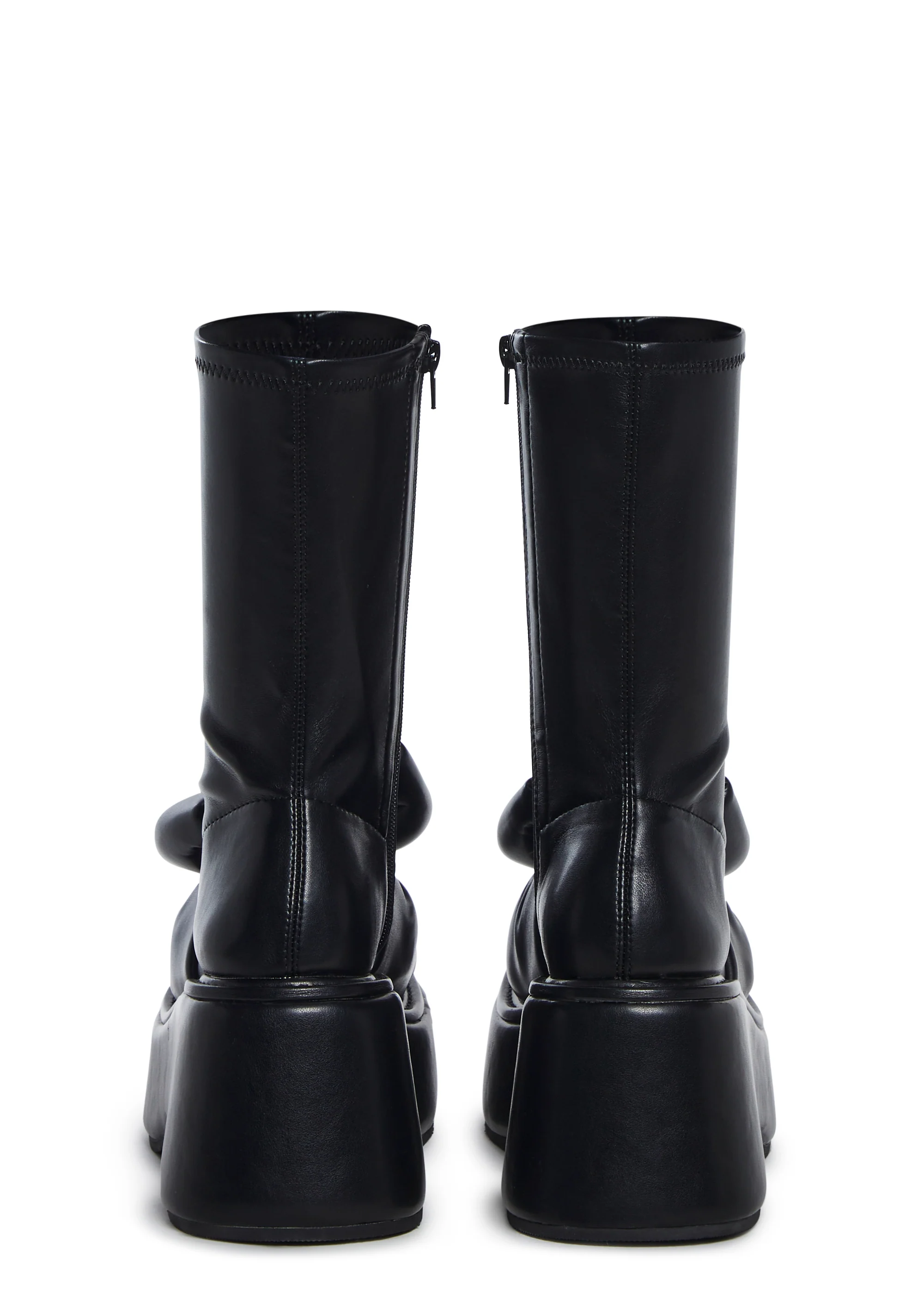 Make It Mine Bow Booties - Black - Image 4