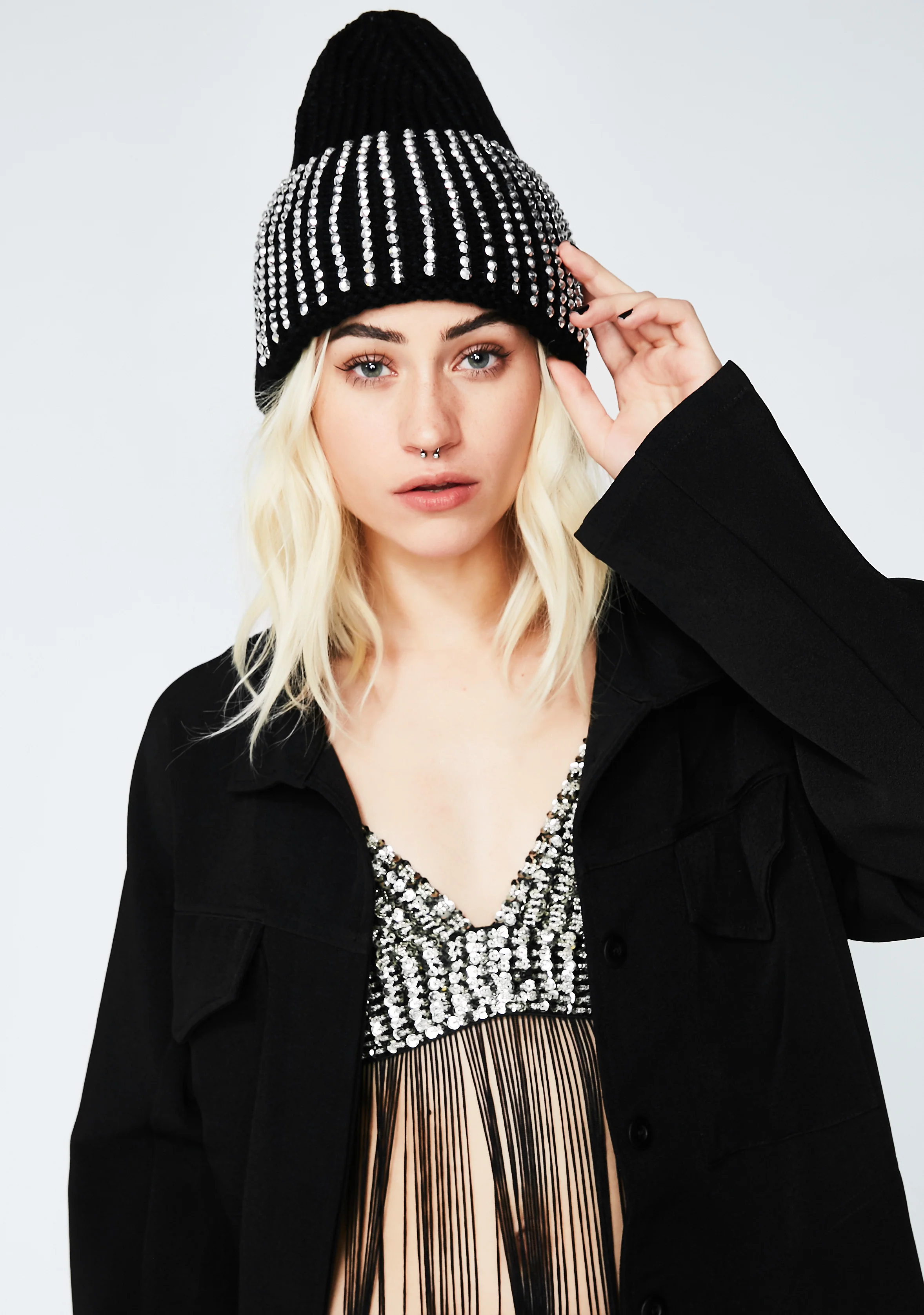 Make It Rain Gem Beanie - Image 3