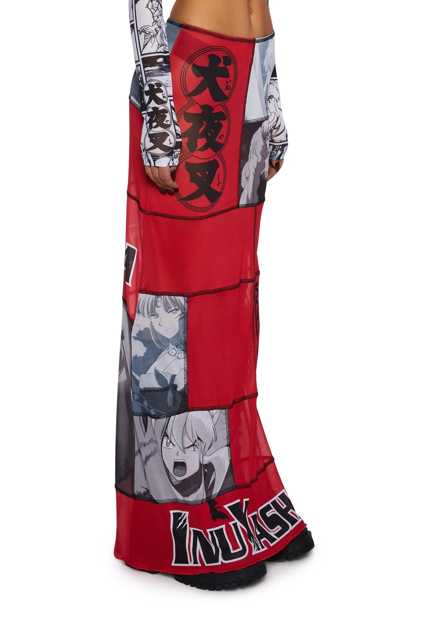 Make You Pay Mesh Maxi Skirt - Image 3