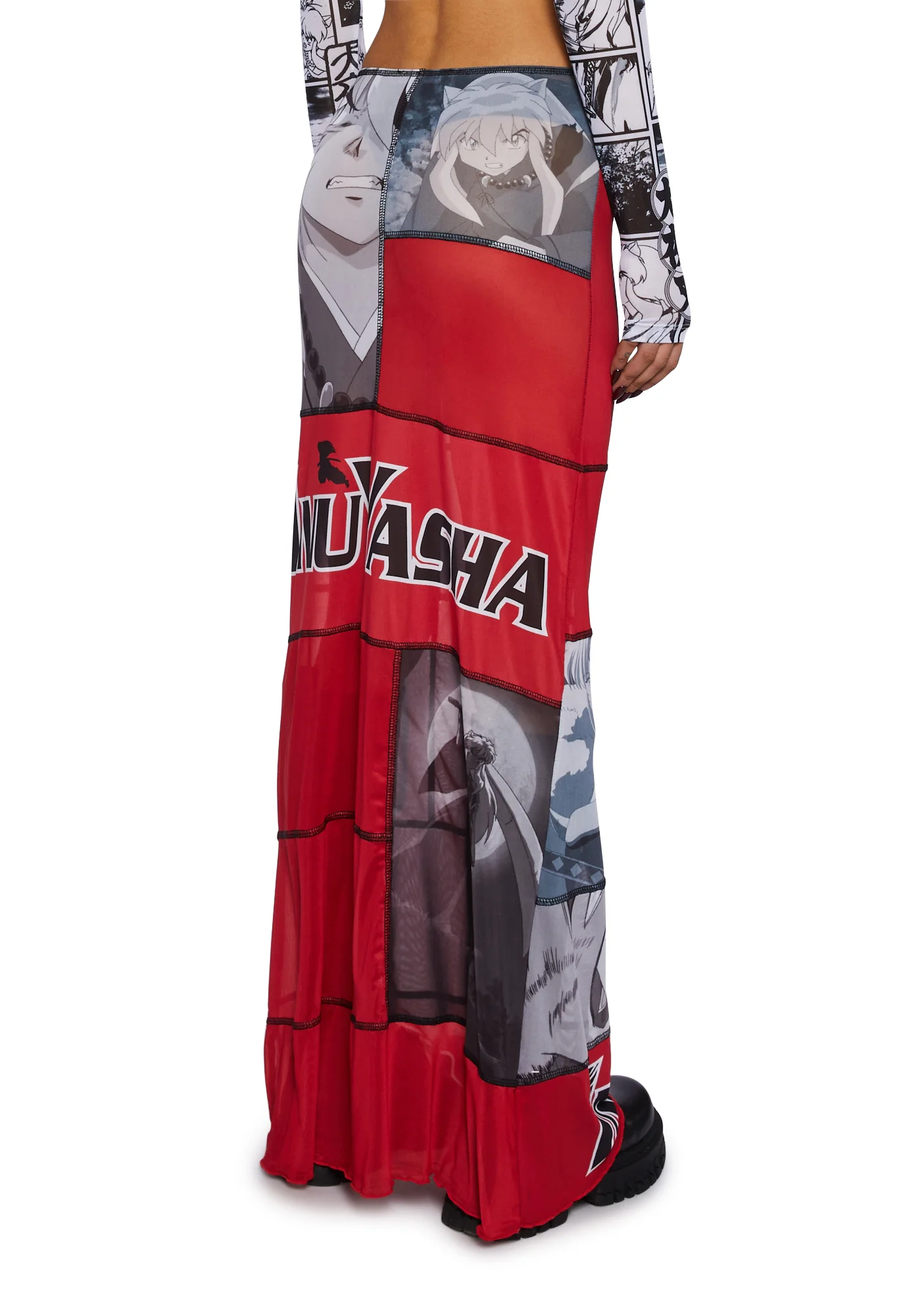 Make You Pay Mesh Maxi Skirt - Image 4