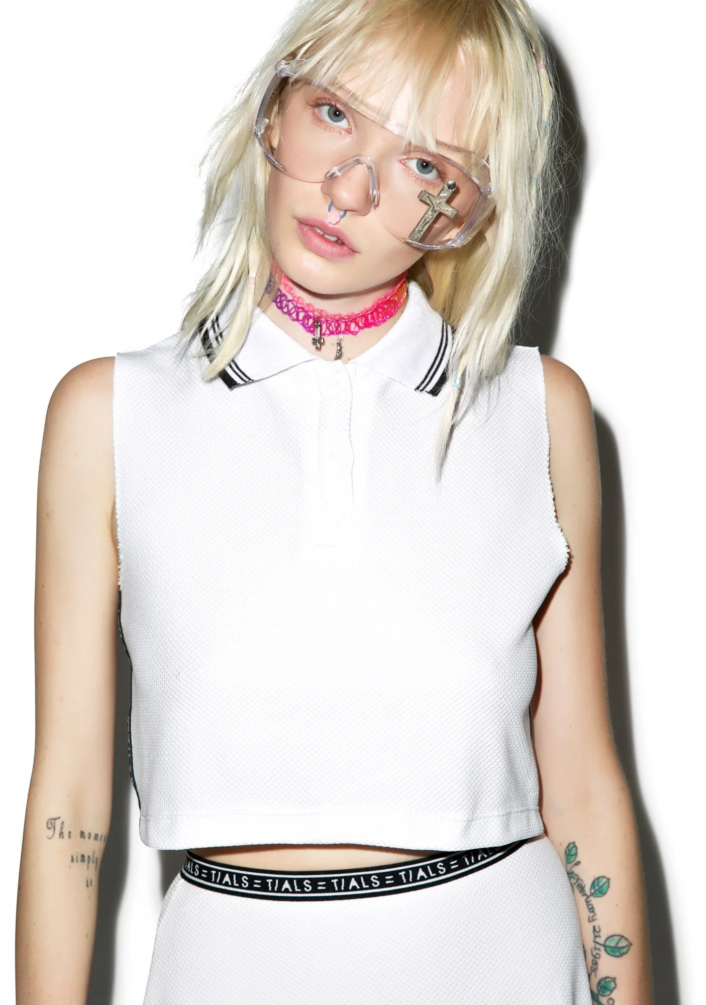 Mami Sleeveless Top - White - Image 9