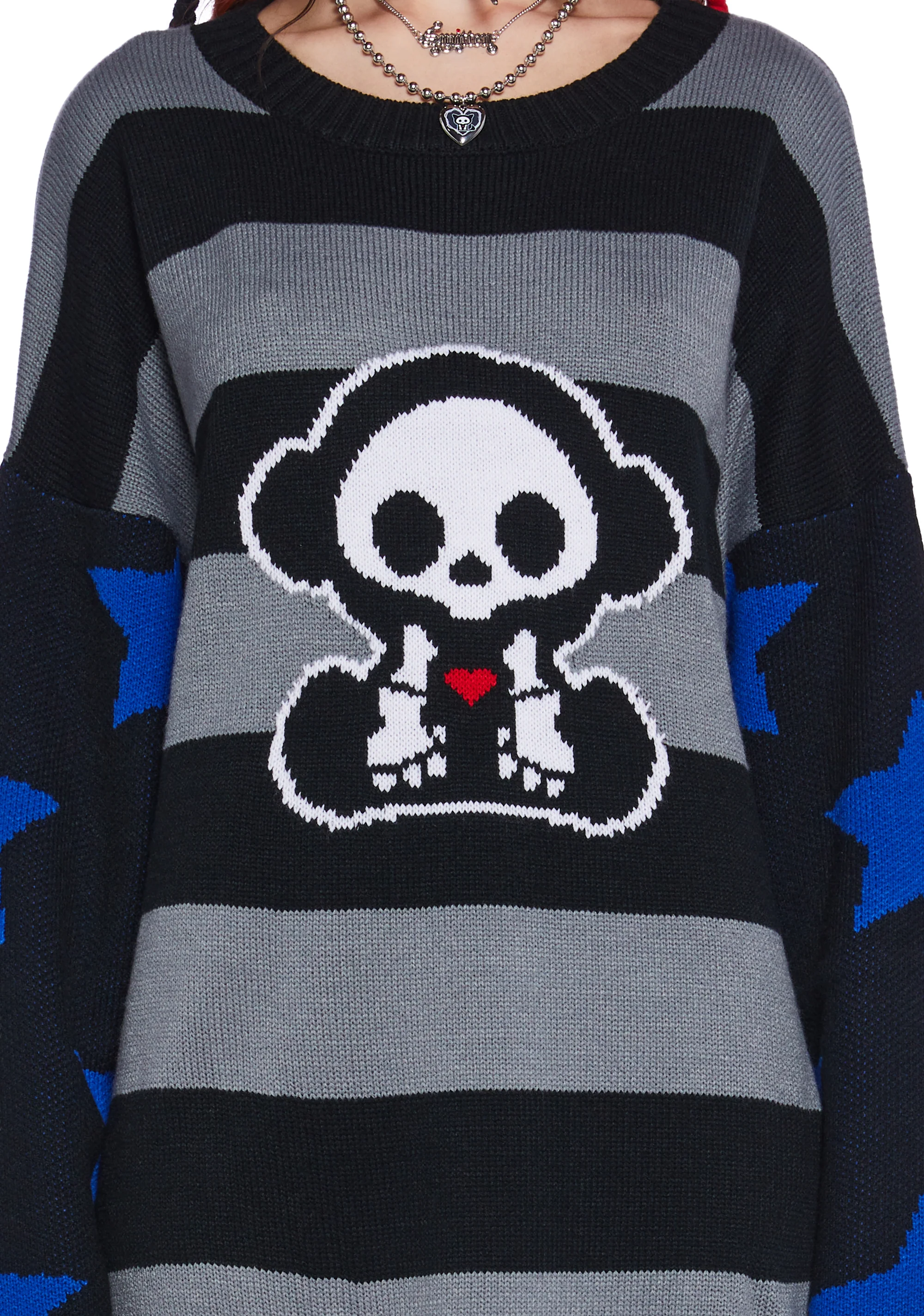 Marcy Striped Oversized Sweater - Image 5