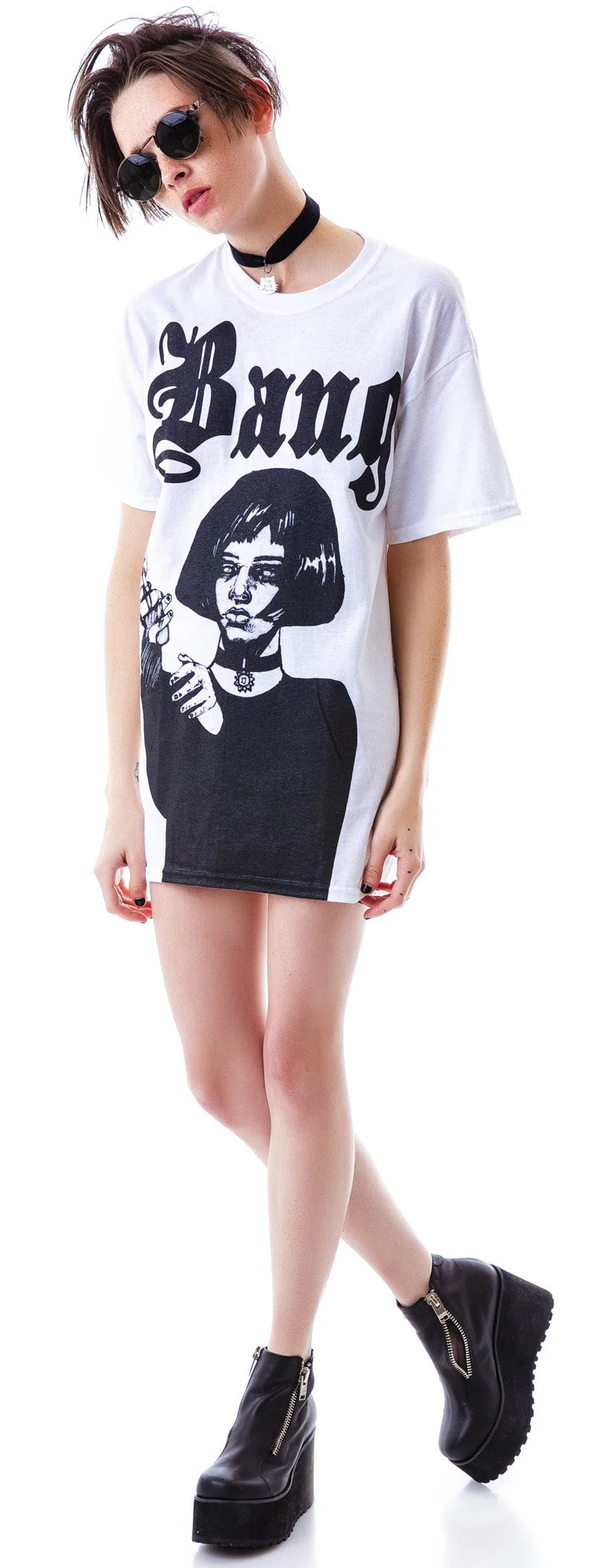 Mathilda Tee - Black - Image 7