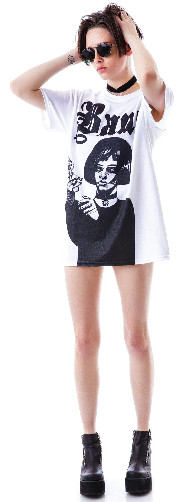Mathilda Tee - Black - Image 9