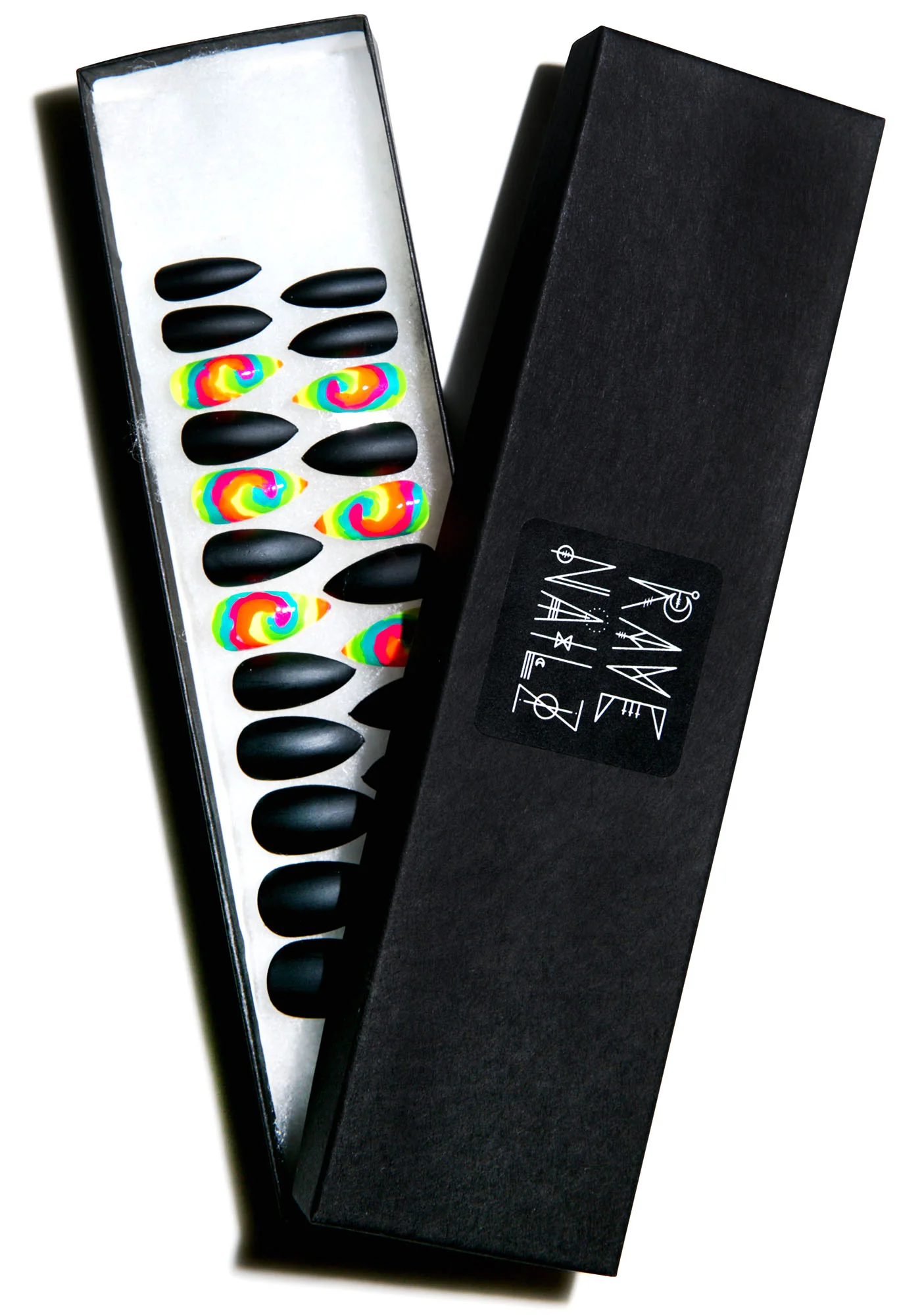 Matte & Tie Dye Nail Set - Image 4