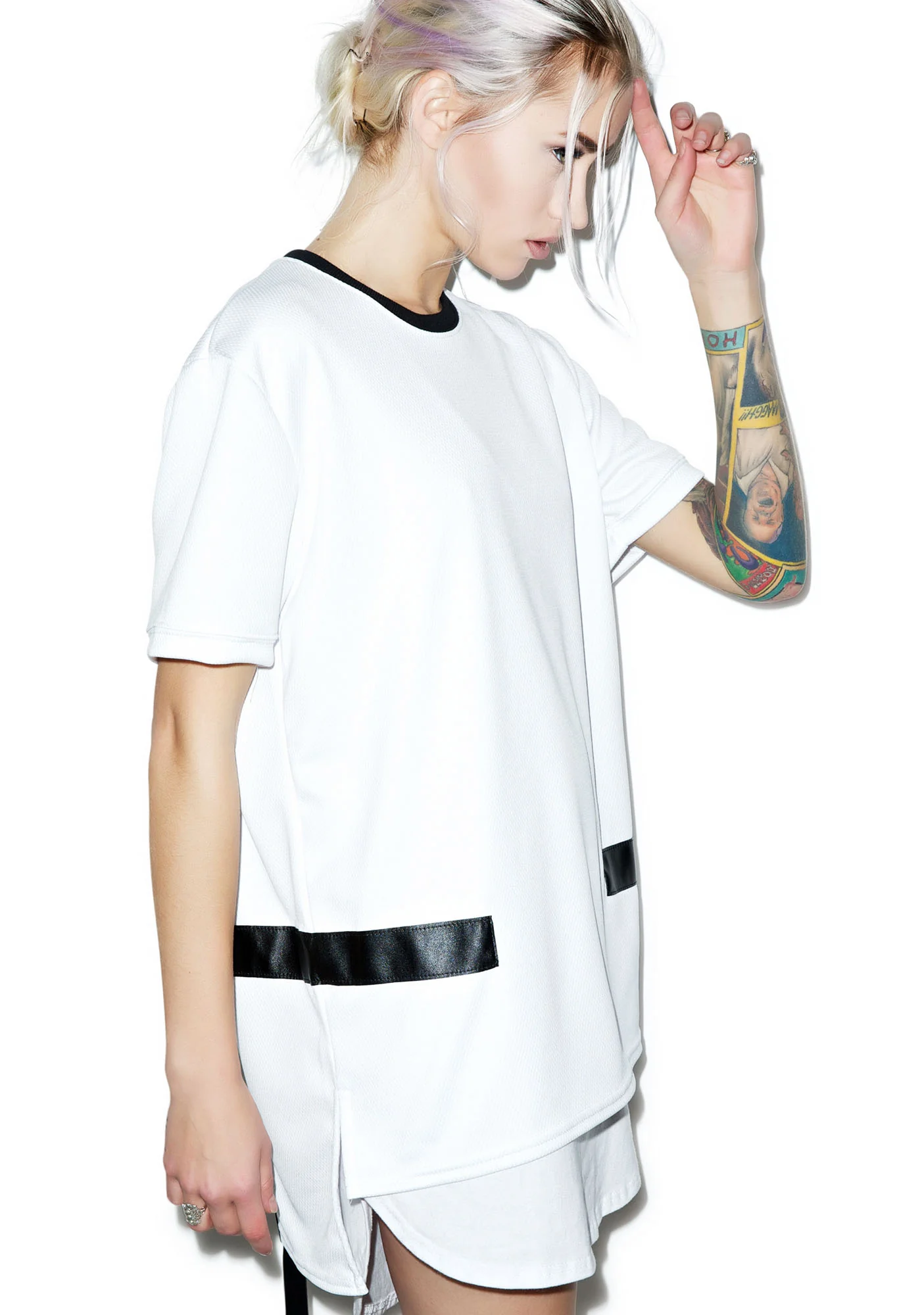 Max Leather Strips Tee - Image 3