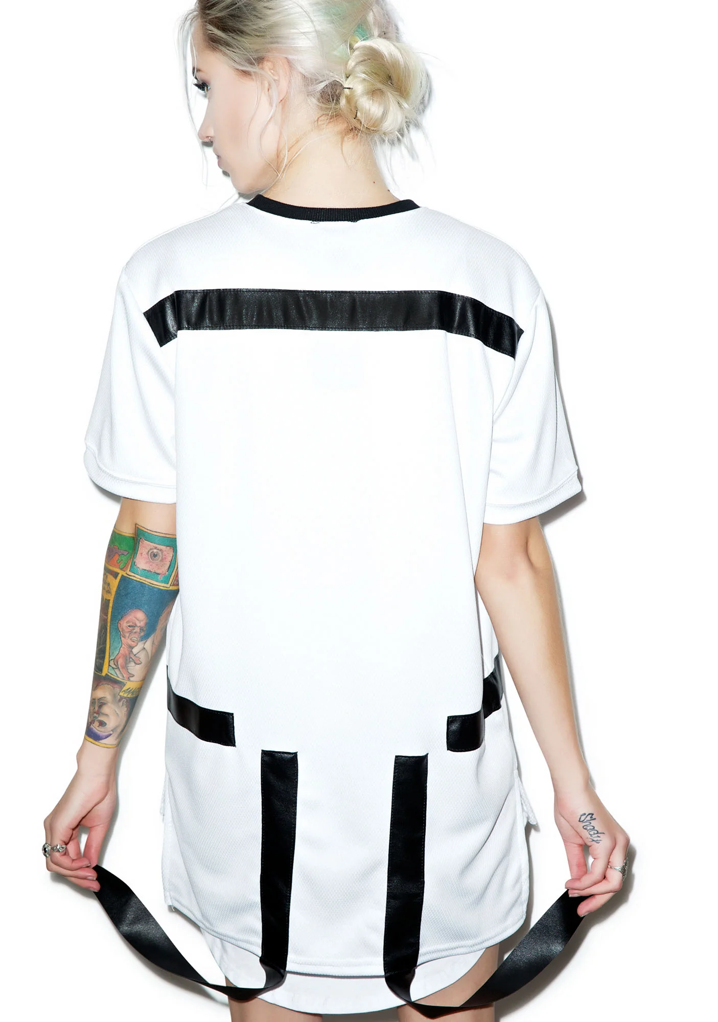 Max Leather Strips Tee - Image 5