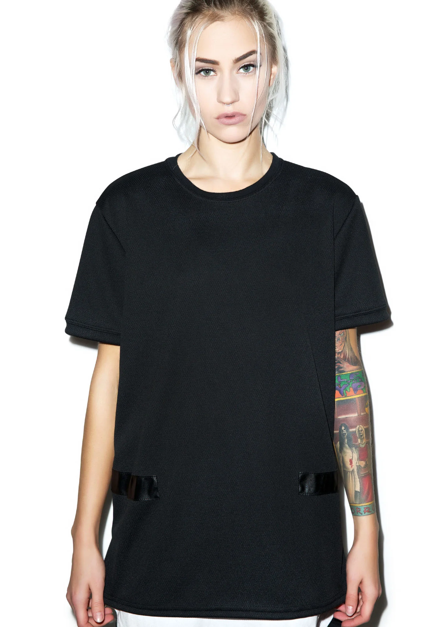 Max Leather Strips Tee - Image 9