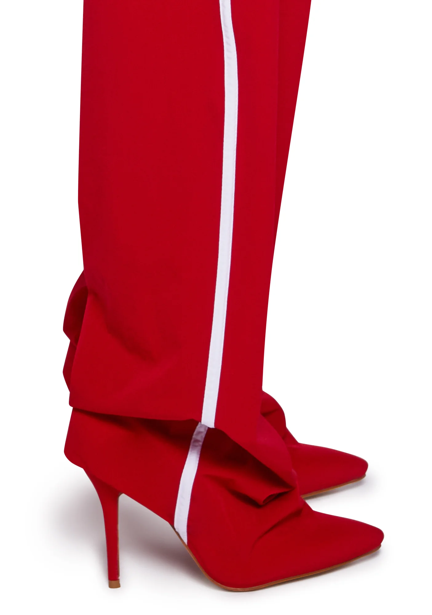 May May Track Pant Boots - Red - Image 2