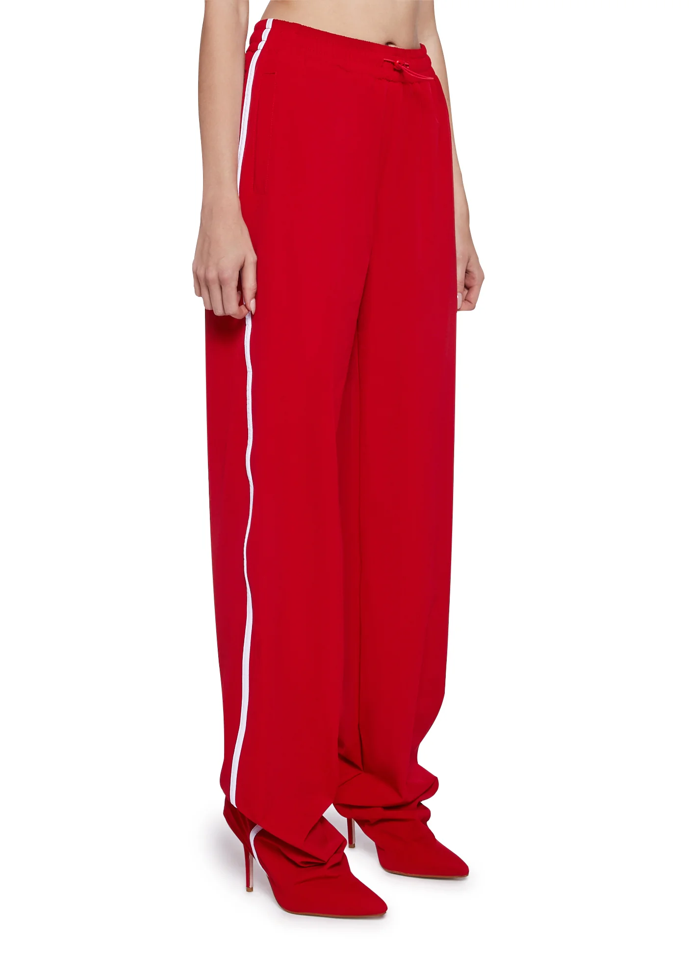 May May Track Pant Boots - Red - Image 3