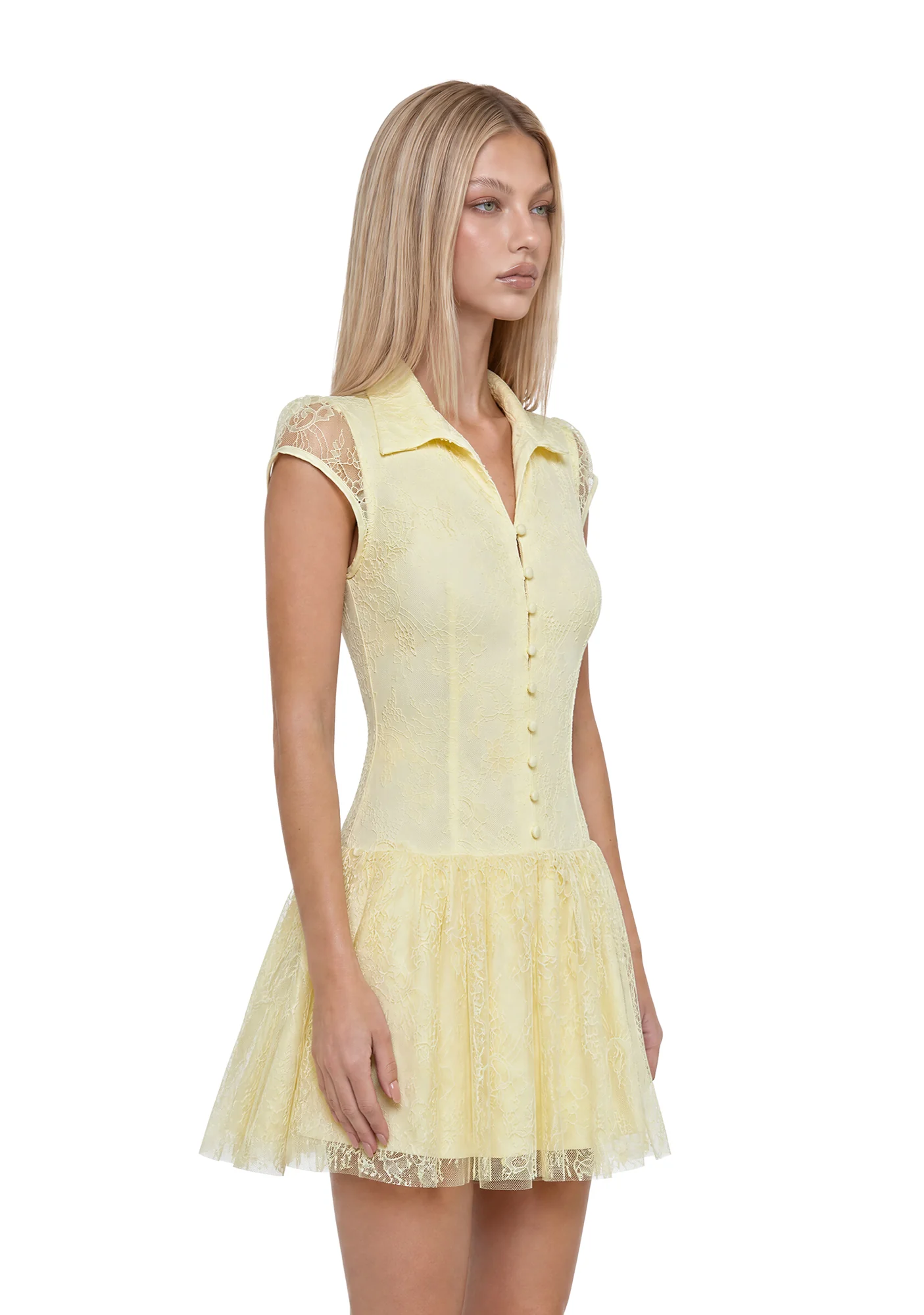 Meadow Flare Mini Dress - Image 3