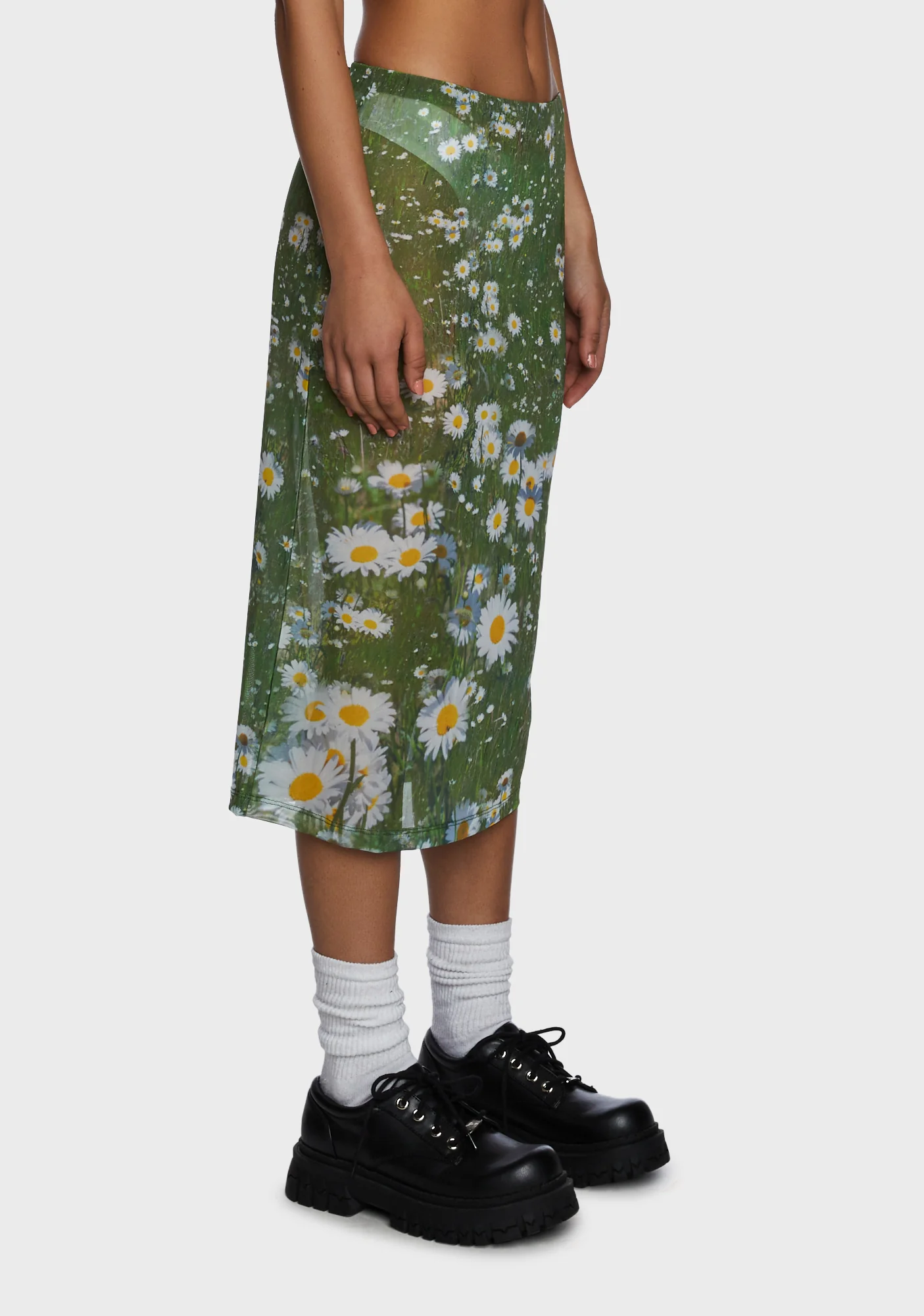 Meadow Mesh Midi Skirt - Image 3