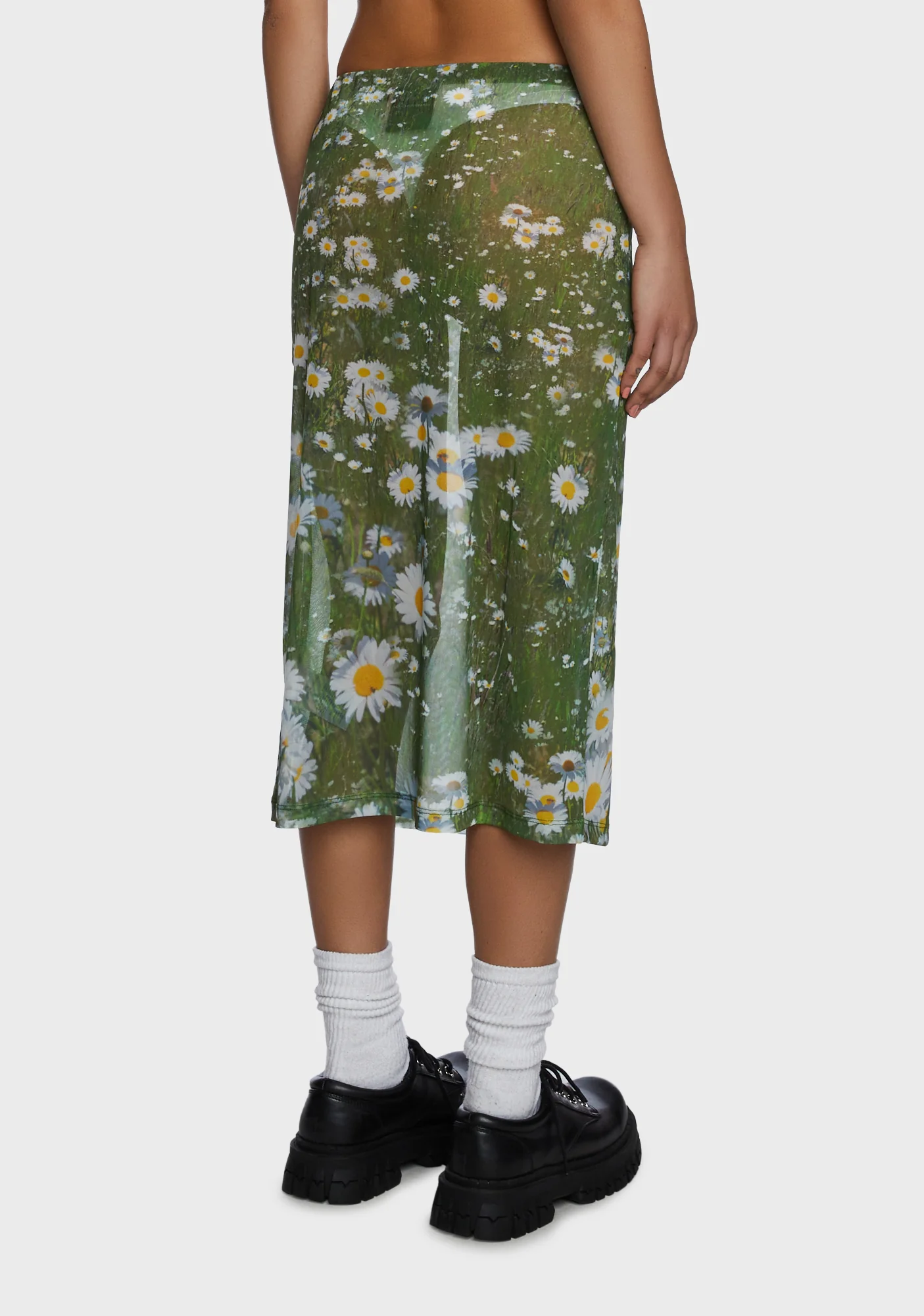 Meadow Mesh Midi Skirt - Image 4