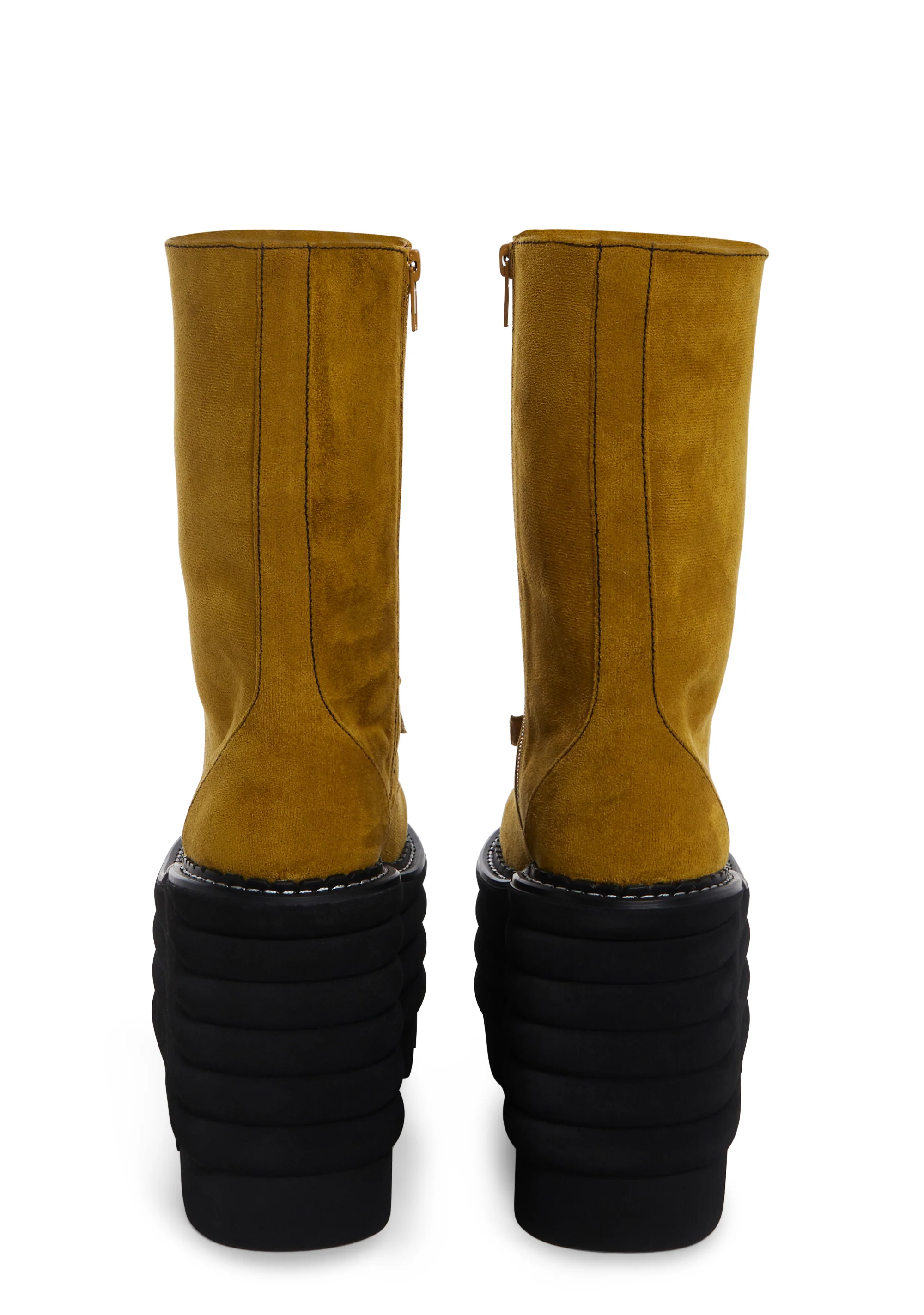 Meant To Be Platform Boots - Tan - Image 4