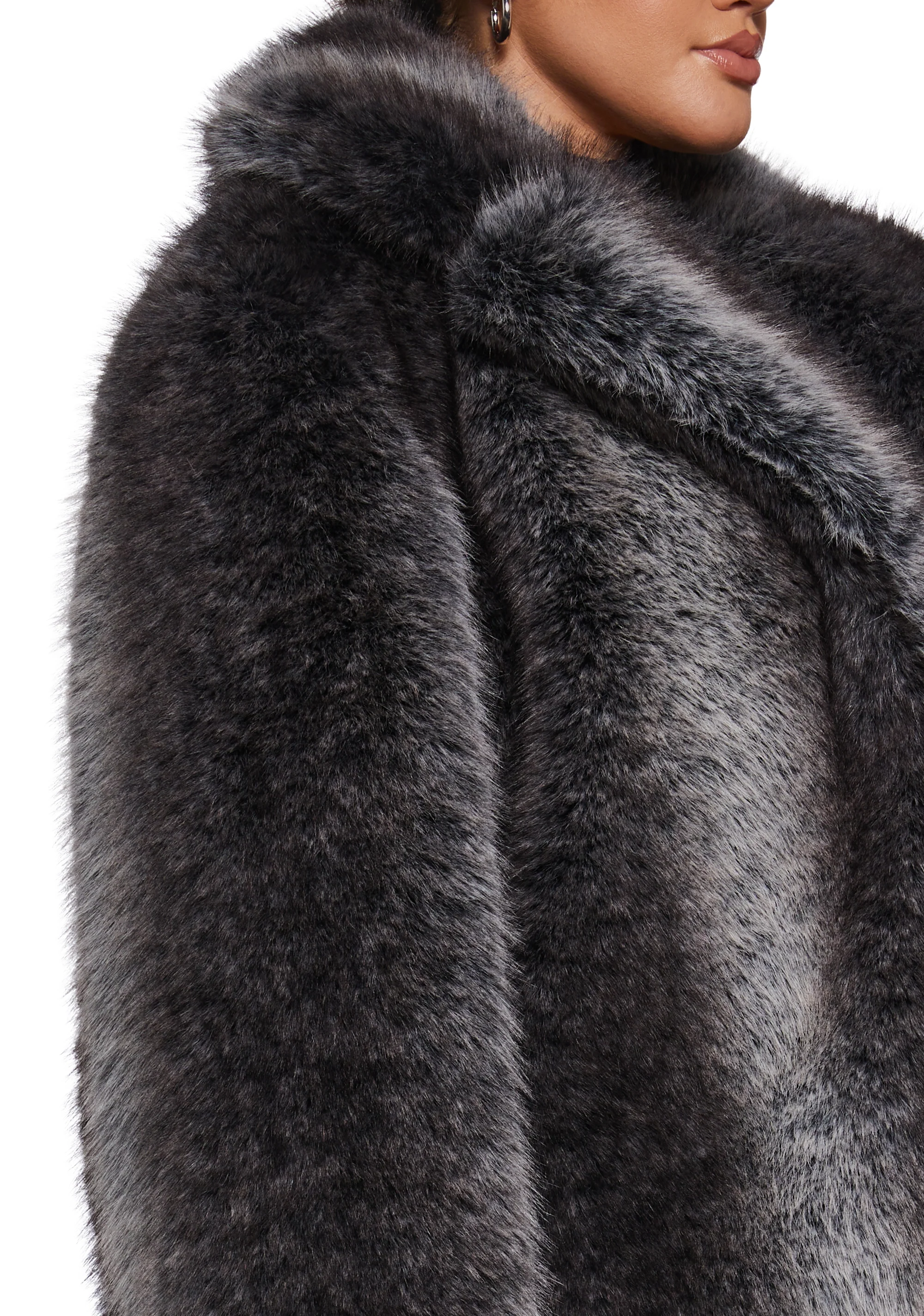 Melora Faux Fur Coat - Image 13