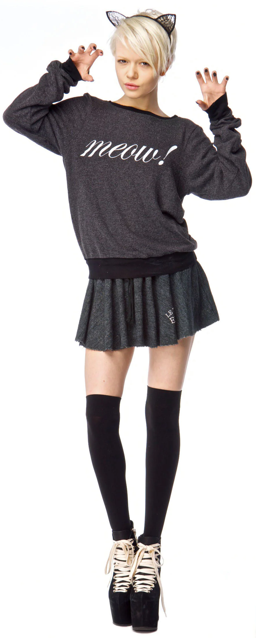 Meow! Baggy Beach Jumper - Image 4