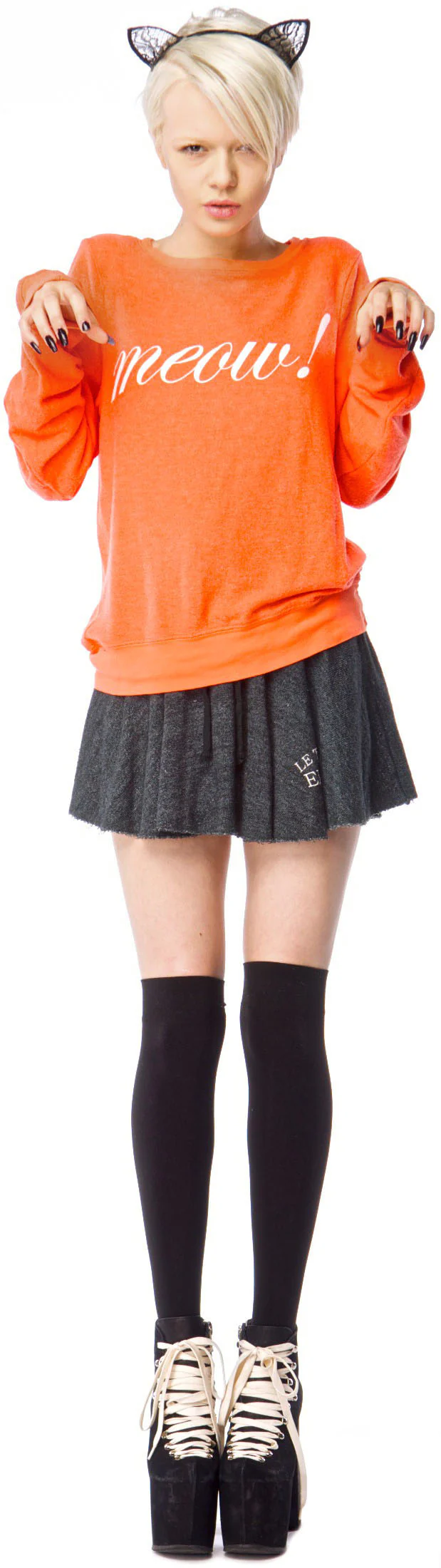 Meow! Baggy Beach Jumper - Image 7
