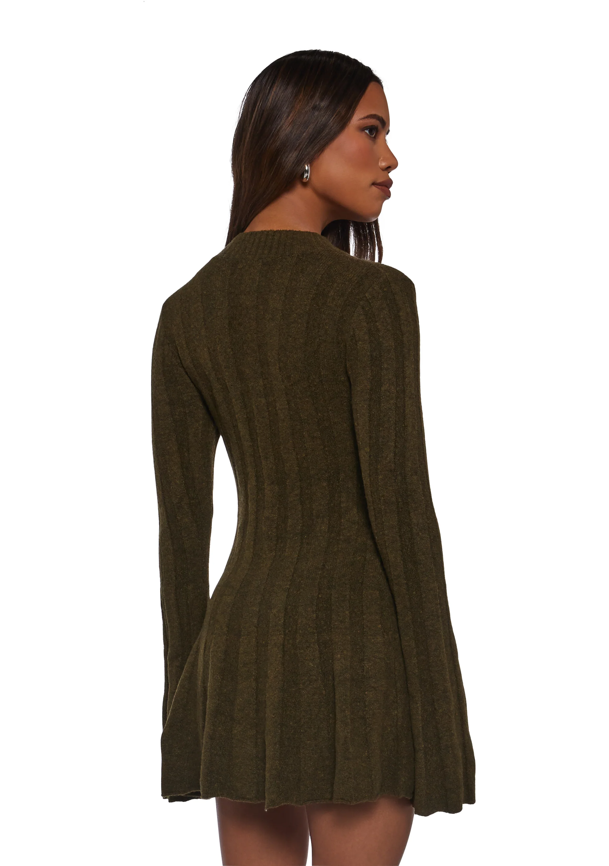 Cafe Reverie Mini Dress - Green - Image 4