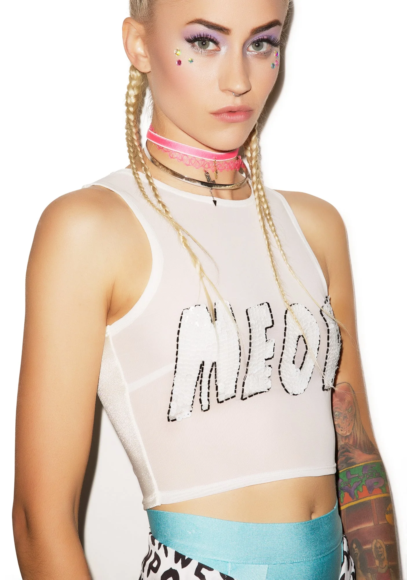 Meow Top - White - Image 2