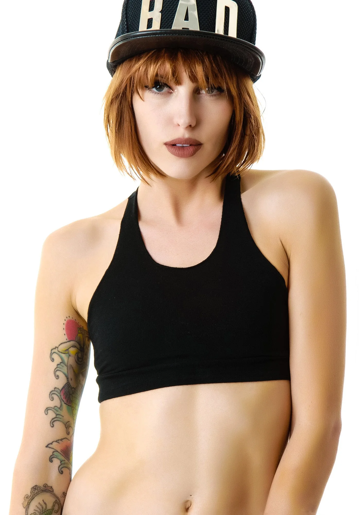 Mercedes T-Back Bralette - Black - Image 10