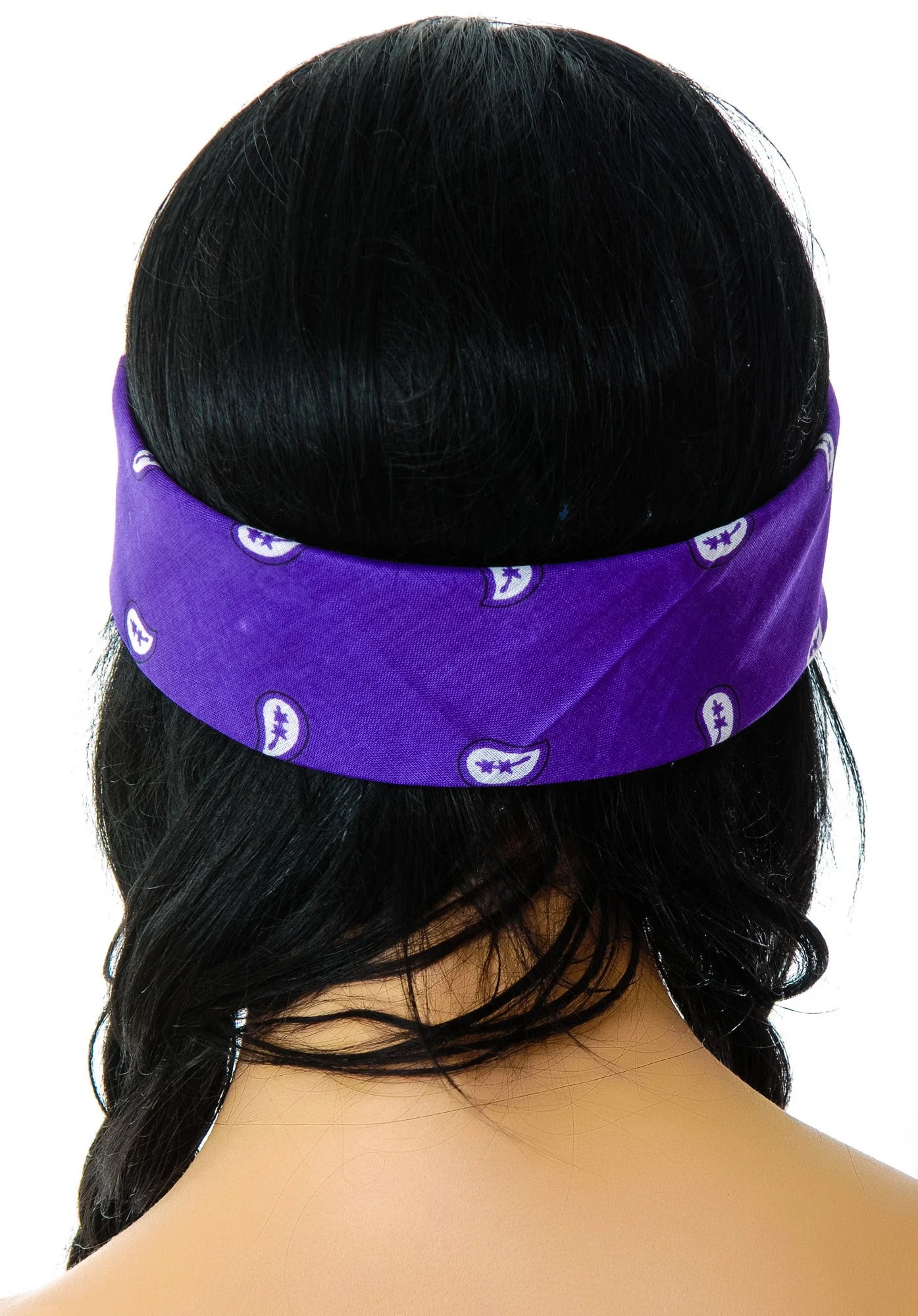 Mercutio Scarf Headpiece - Purple - Image 17