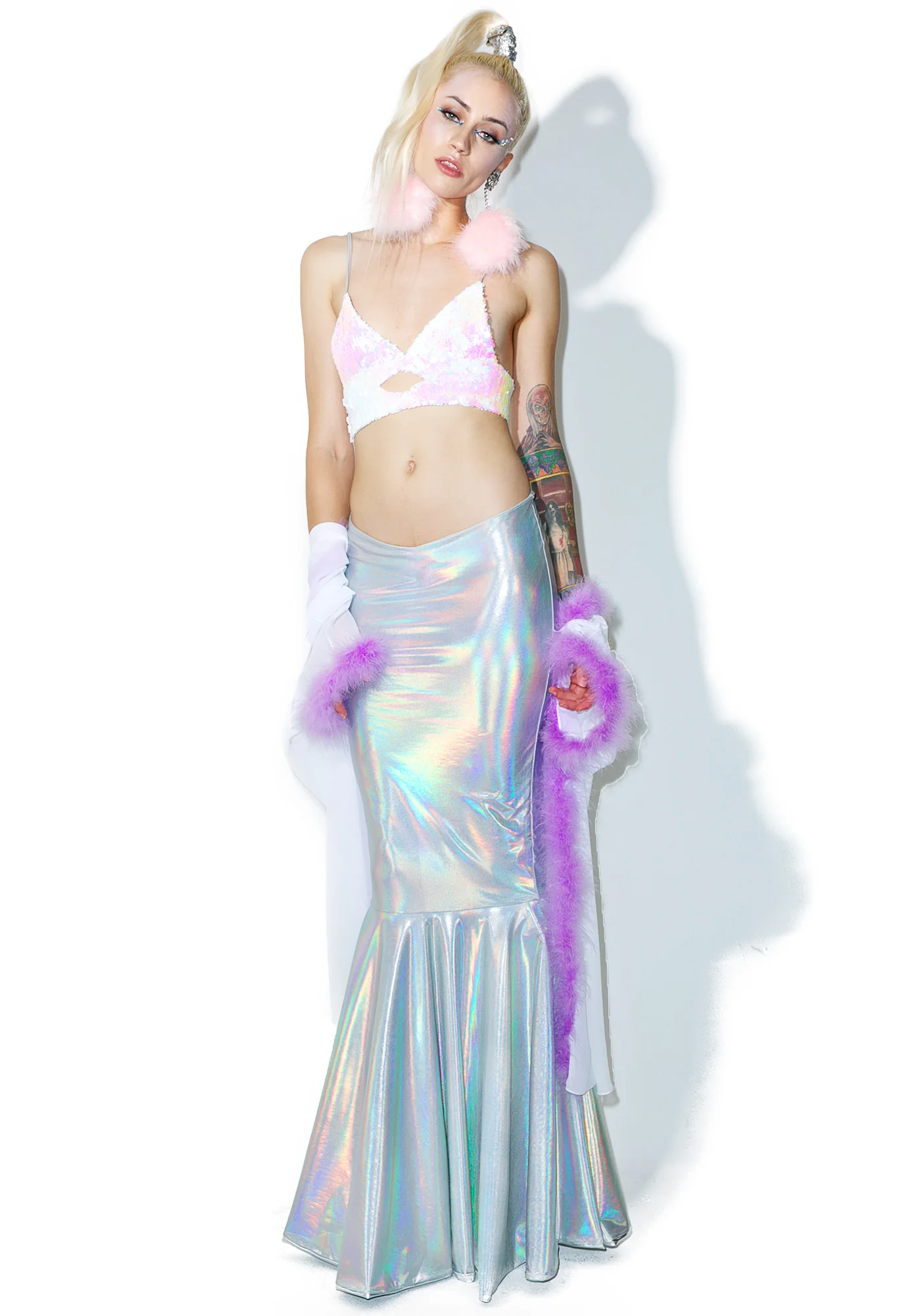 Mermaid Glamour Reversible Skirt - Image 4