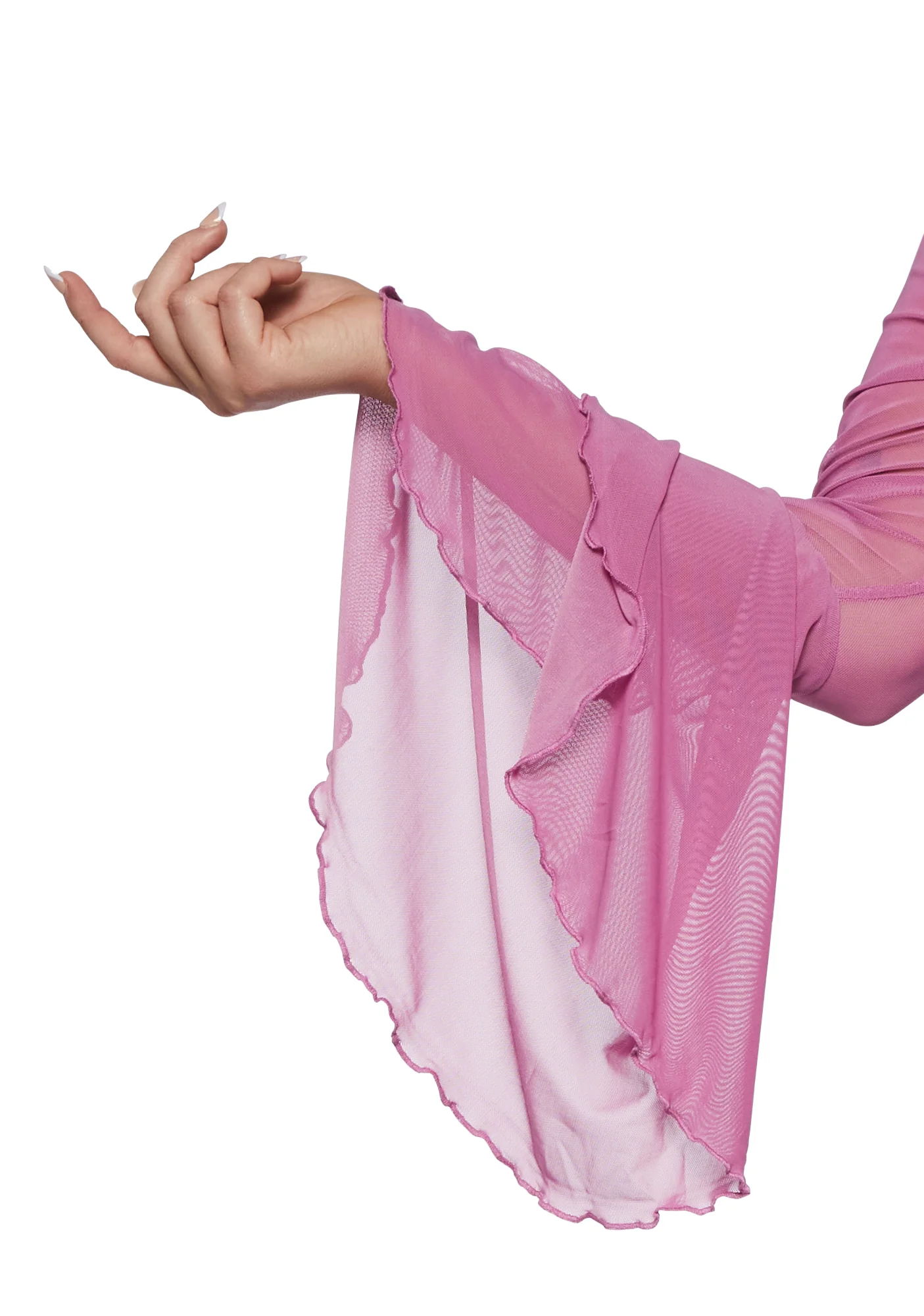 Plus Wild Attraction Mesh Top- Pink - Image 5