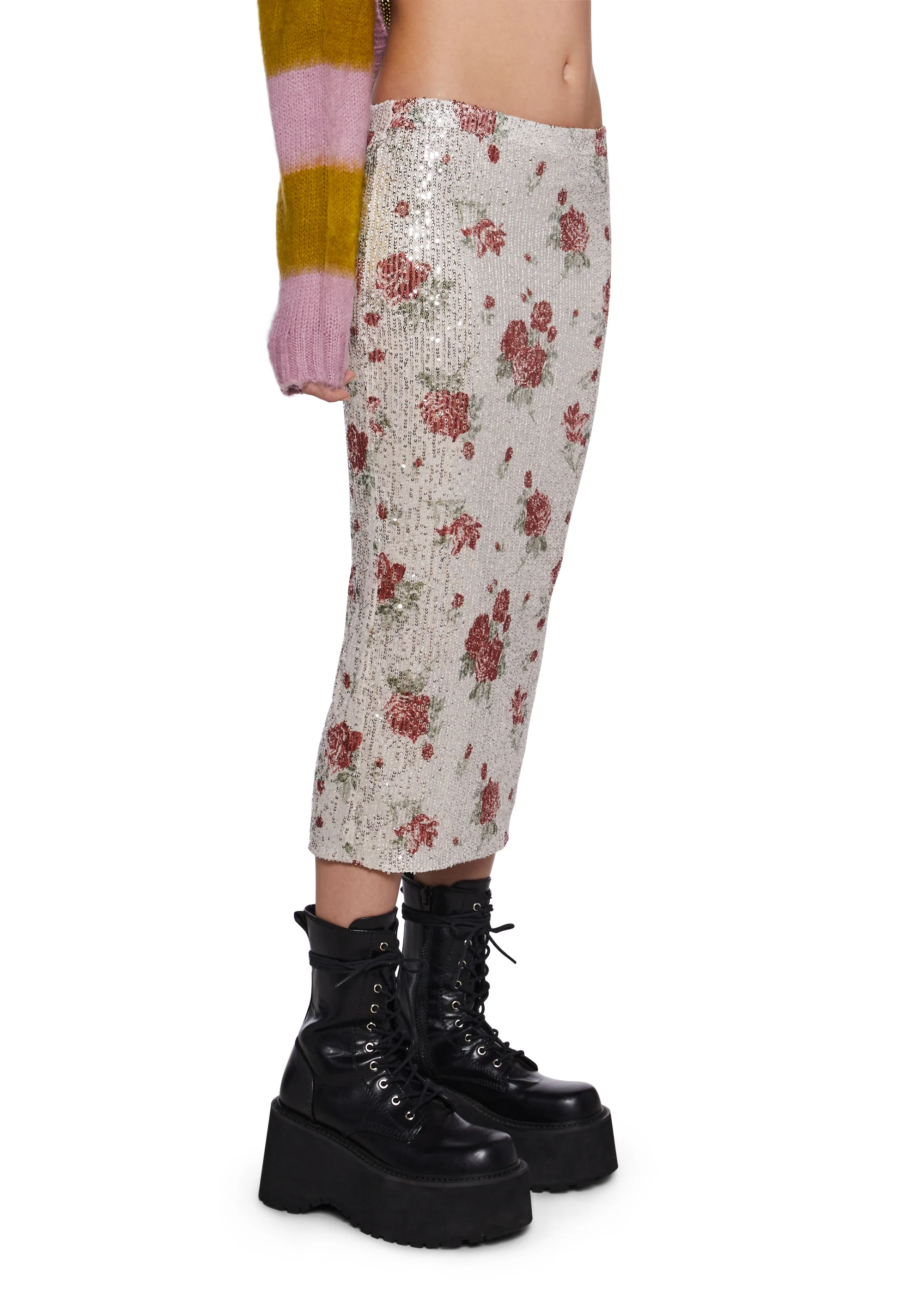 Mesmerized Days Sequin Midi Skirt - Image 3