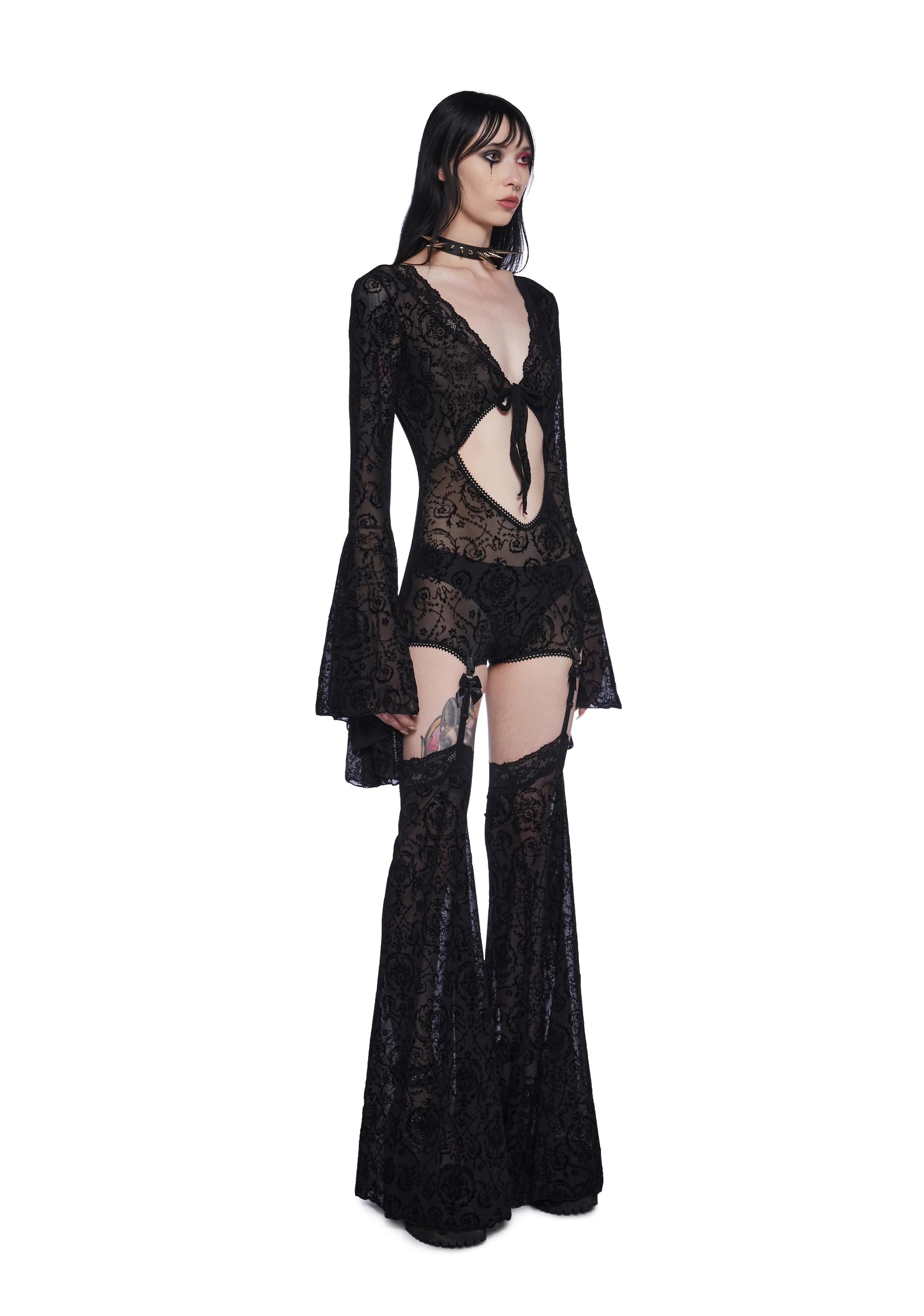 Mesmerizing Spectacle Mesh Bodysuit - Image 3