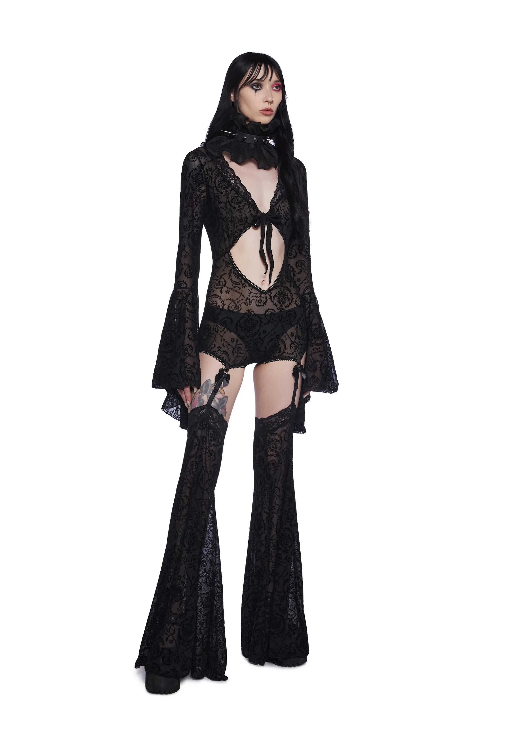 Mesmerizing Spectacle Mesh Bodysuit - Image 5