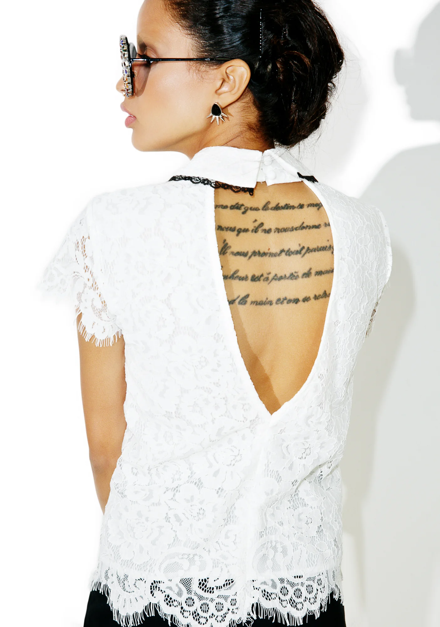 Miaou Lace Shirt - Image 3