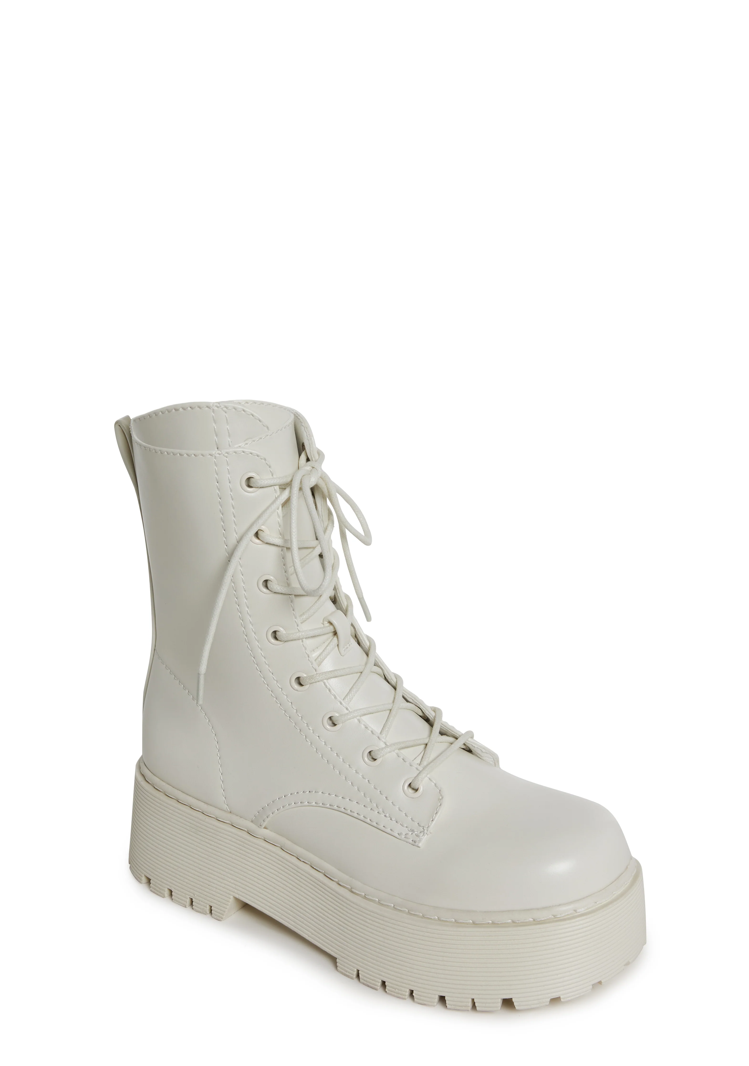 Renegade Combat Boots - White - Image 2