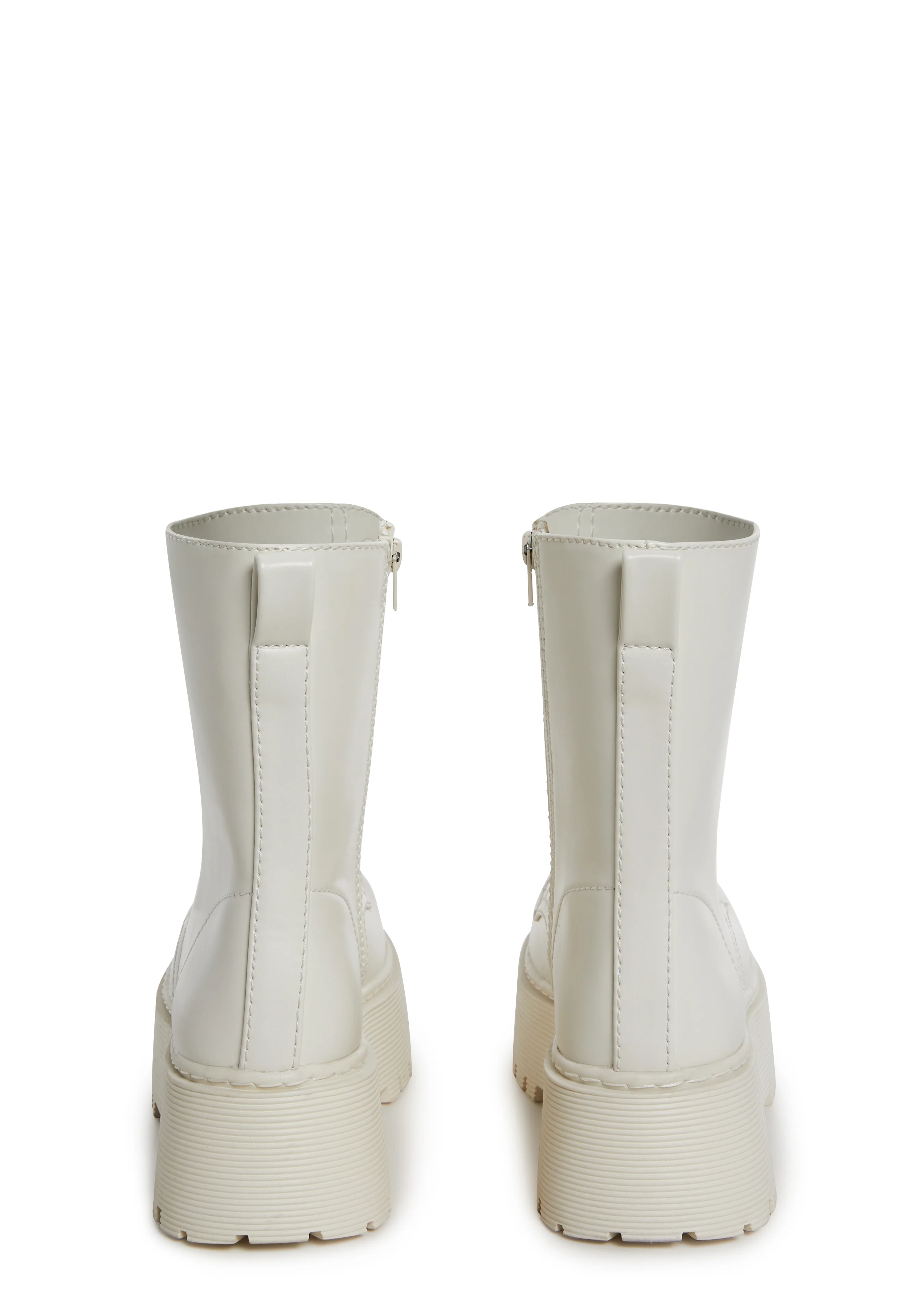 Renegade Combat Boots - White - Image 4