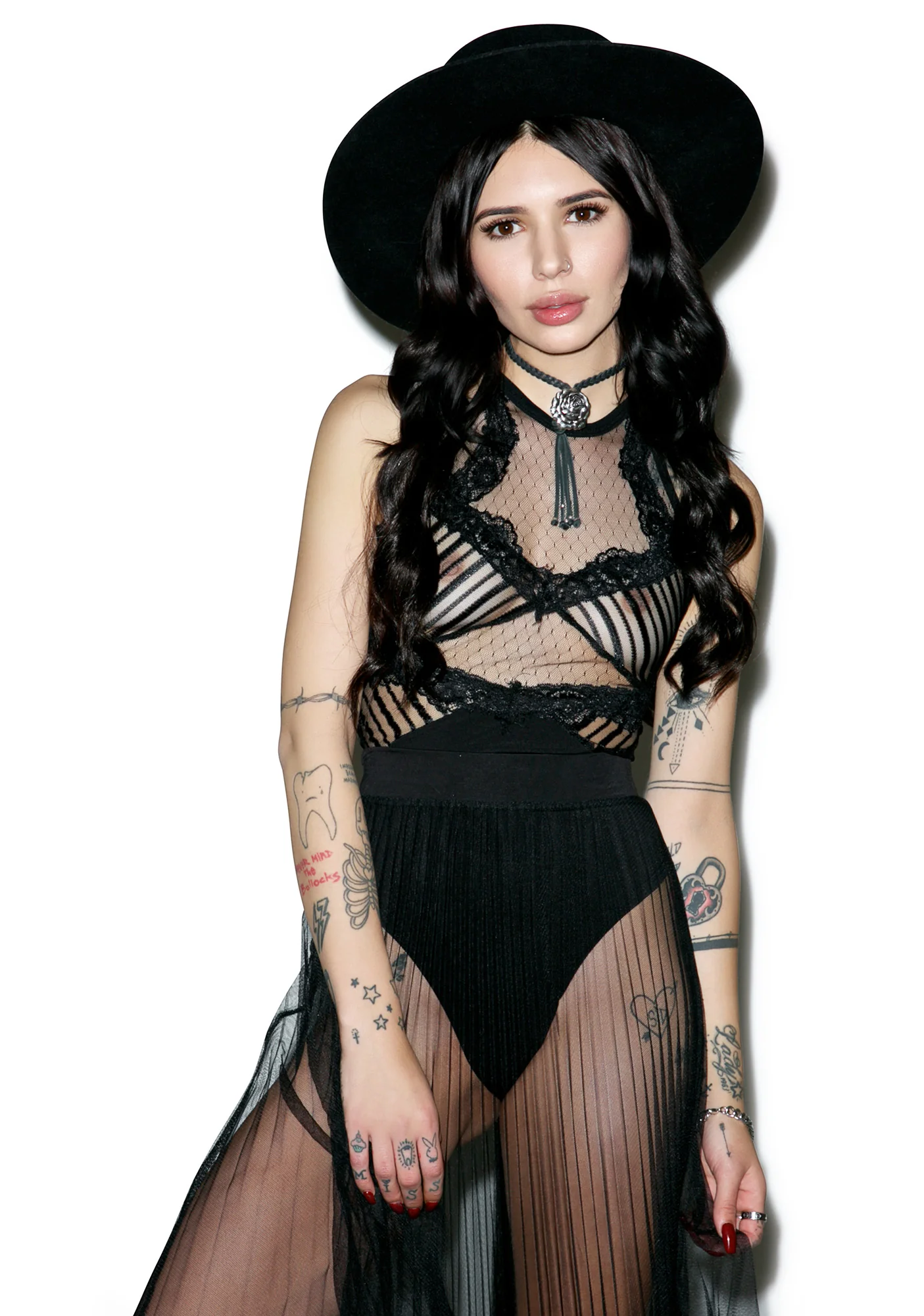 Midnight Calling Lace Bodysuit - Image 3