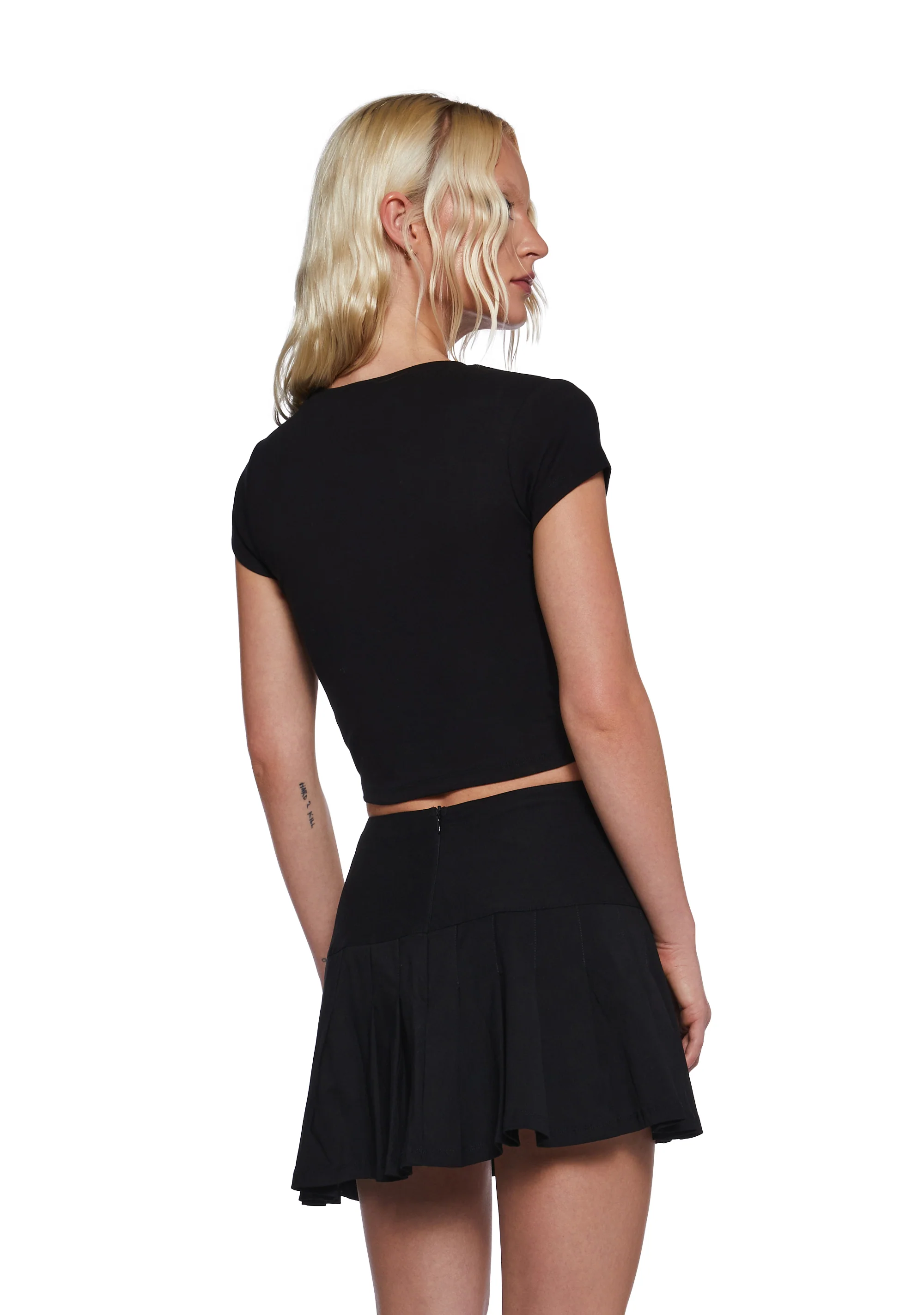 Midnight Dramatic Confessions Baby Tee - Image 4