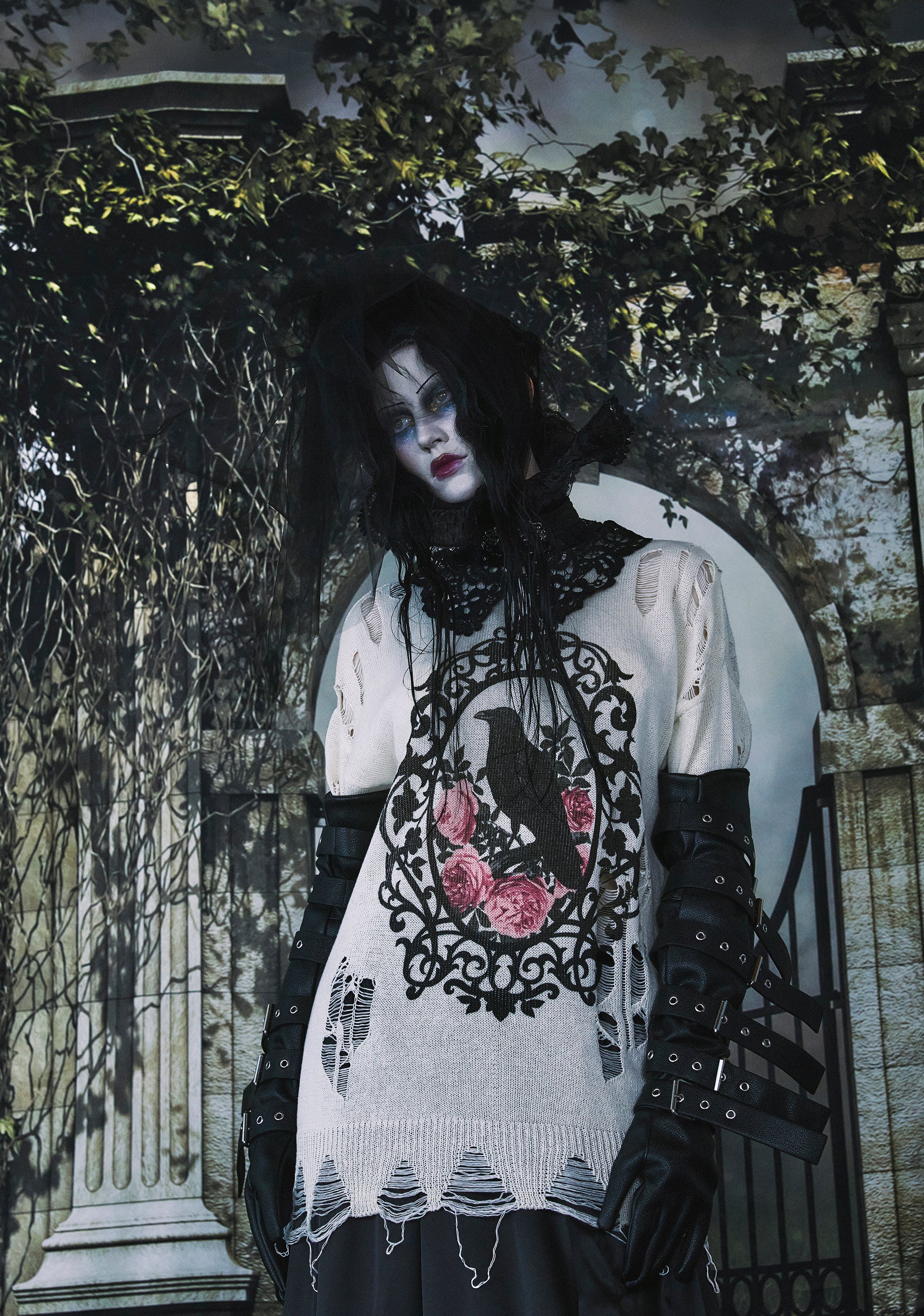Midnight Dreary Distressed Sweater - Image 6