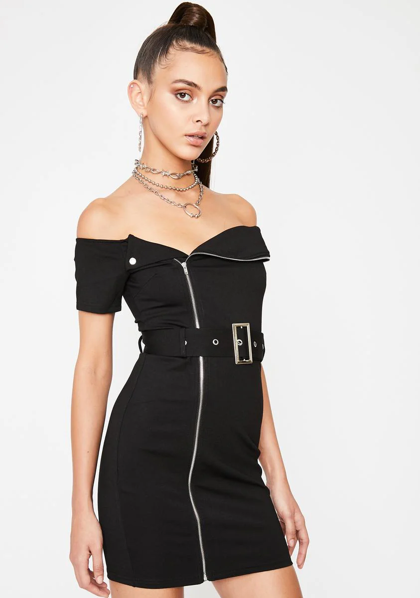 Midnight Ghost Ryder Moto Dress - Image 2