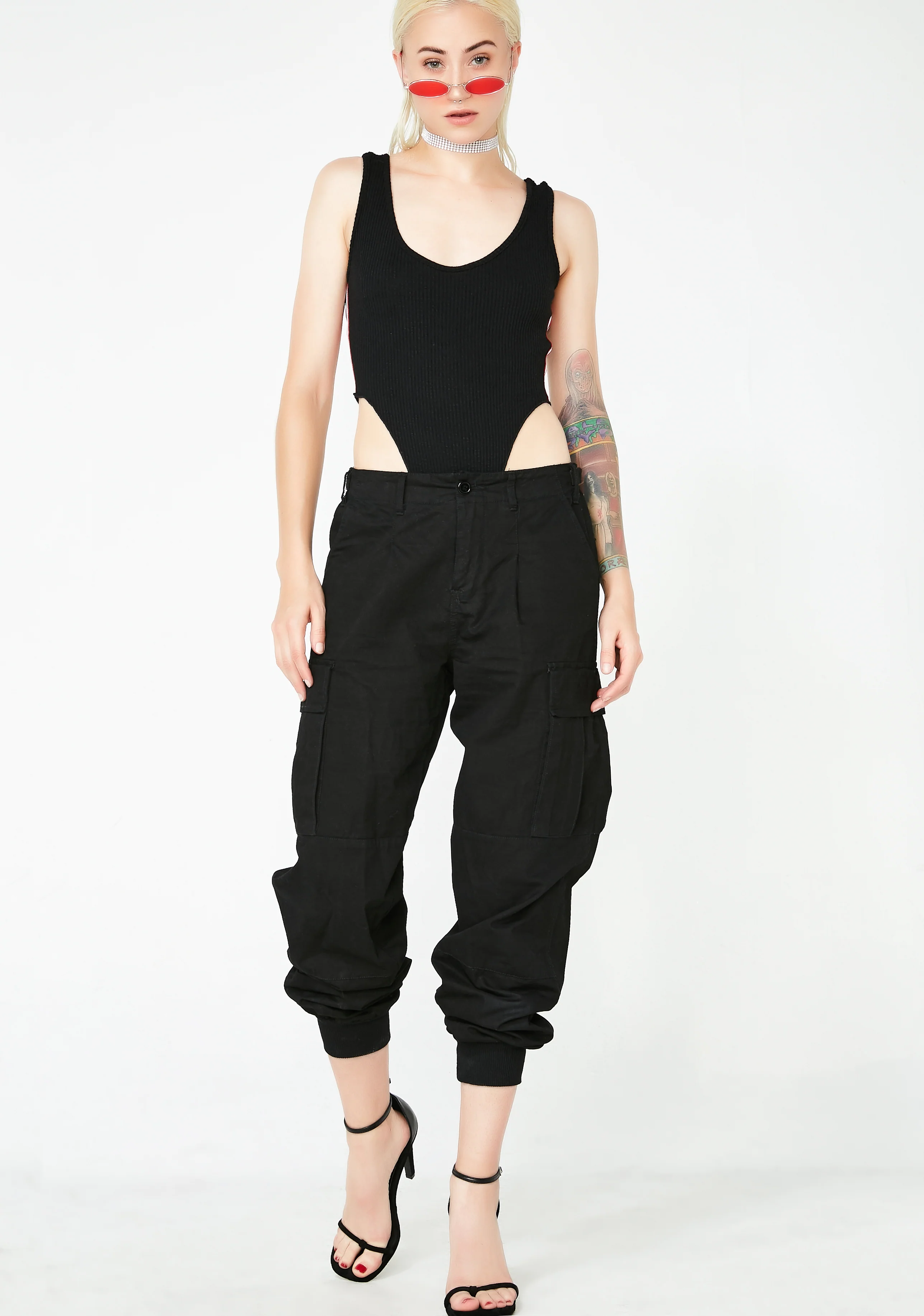 Midnight Had Enough High-Cut Bodysuit - Image 5
