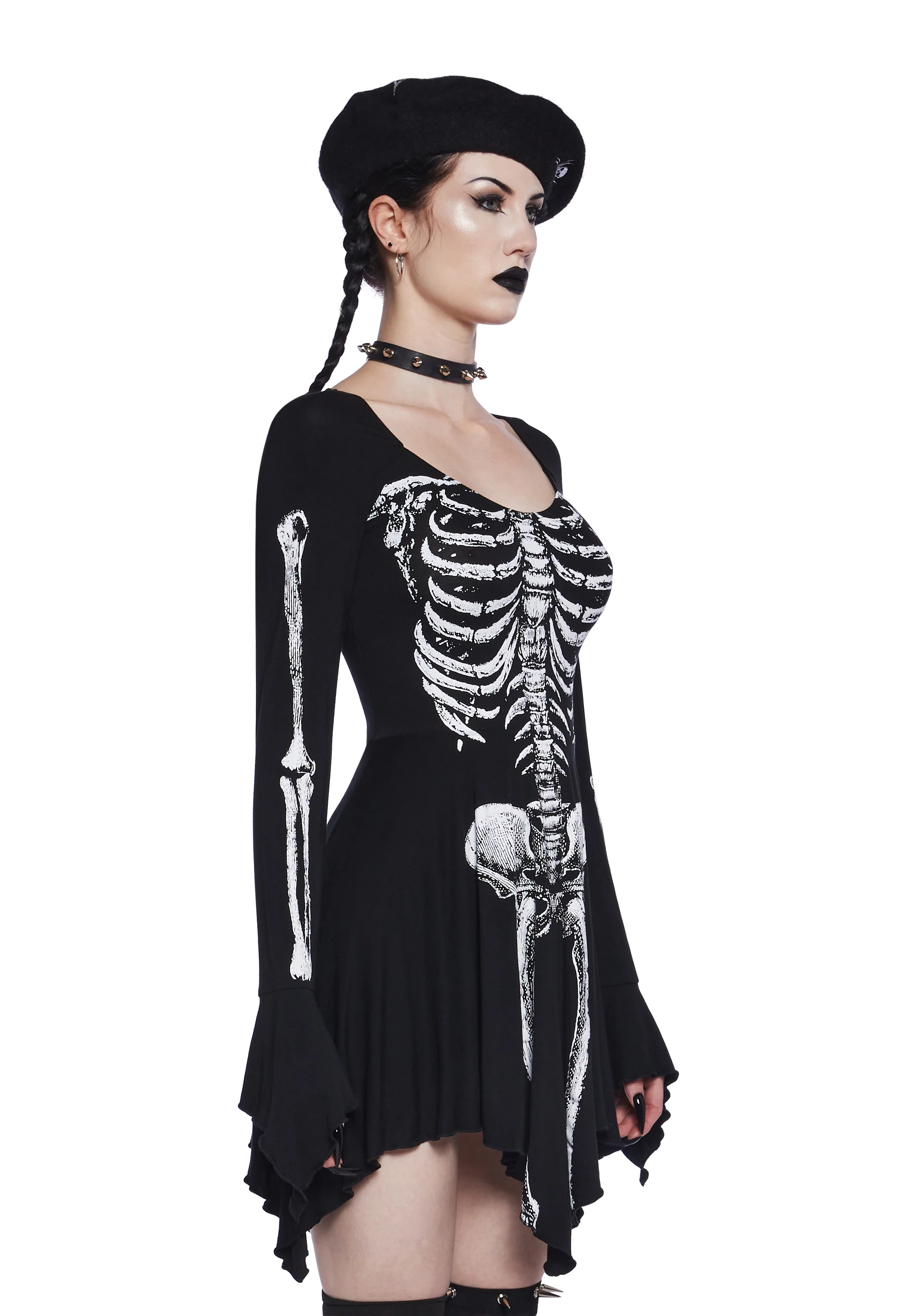 Midnight Haunt Mini Dress - Image 3
