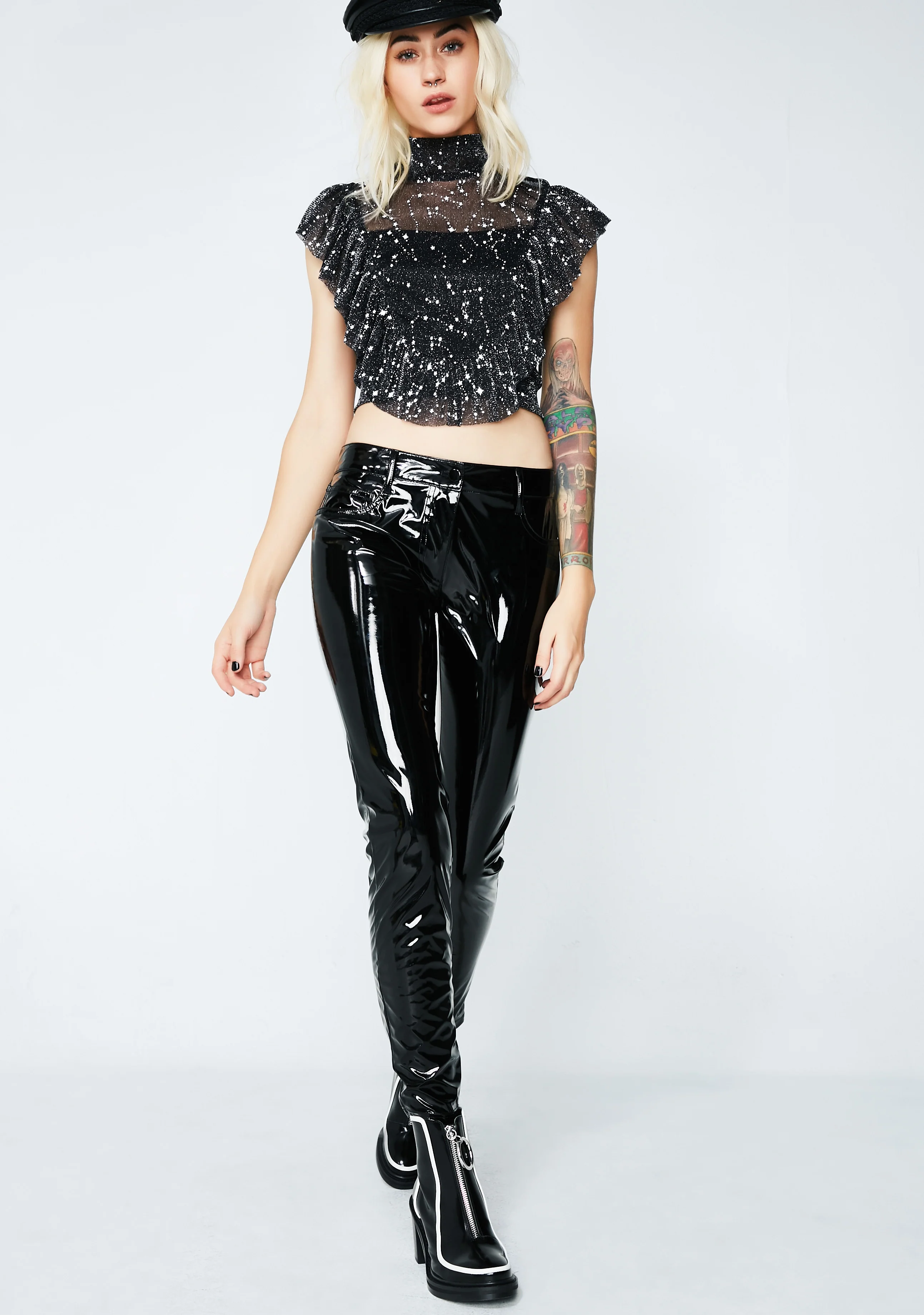 Midnight Parallel Universe Mesh Top - Image 5