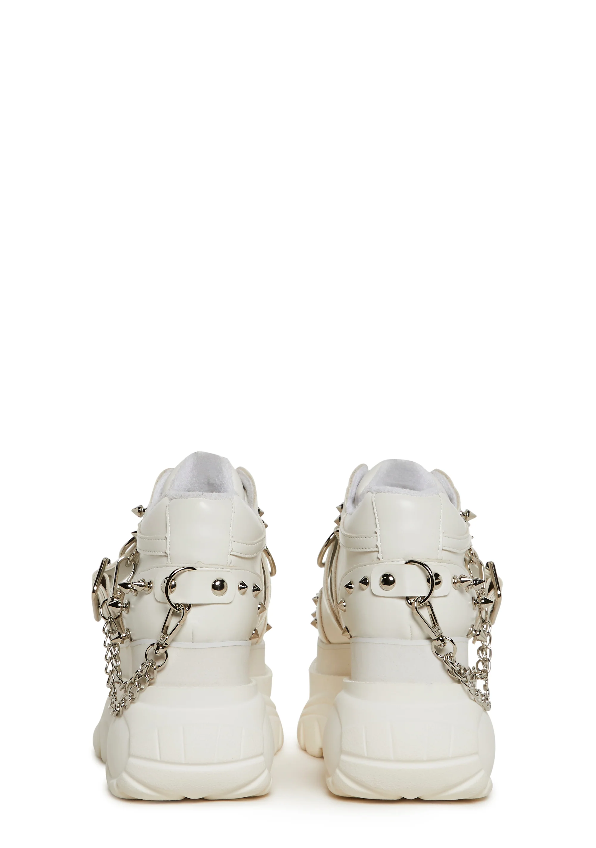 Midnight Pit Spiked Sneaker - White - Image 4
