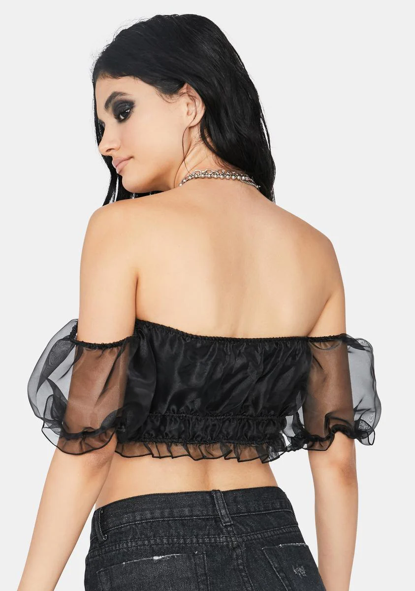 Midnight Pure Romance Crop Top - Image 4